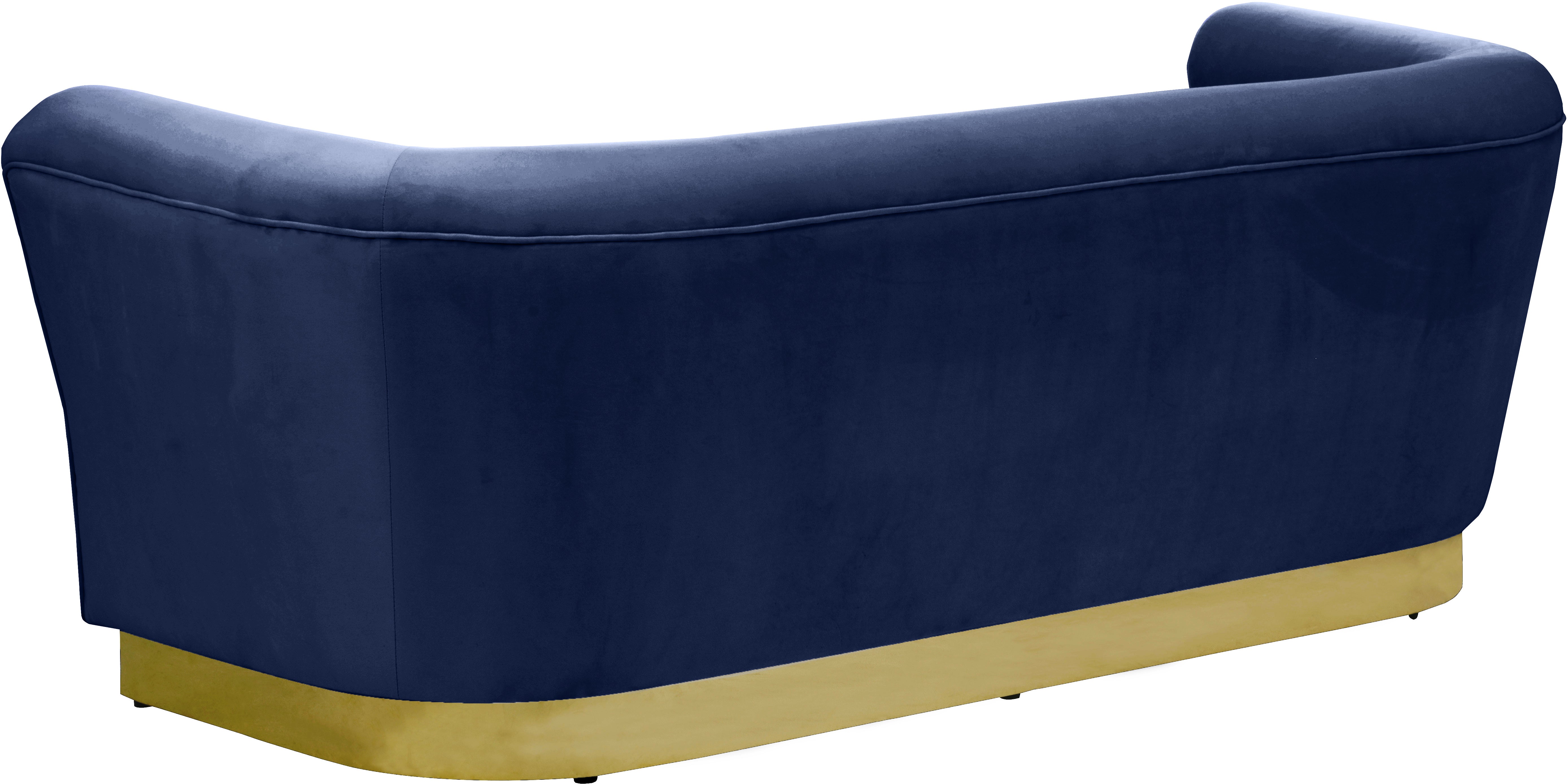 Luxury Bellini Velvet Sofa - Modern Plush Upholstered Couch for Living Room, Lounge & Home Decor - Soft Comfortable Sectional Sofa for Apartment, Dorm or Office