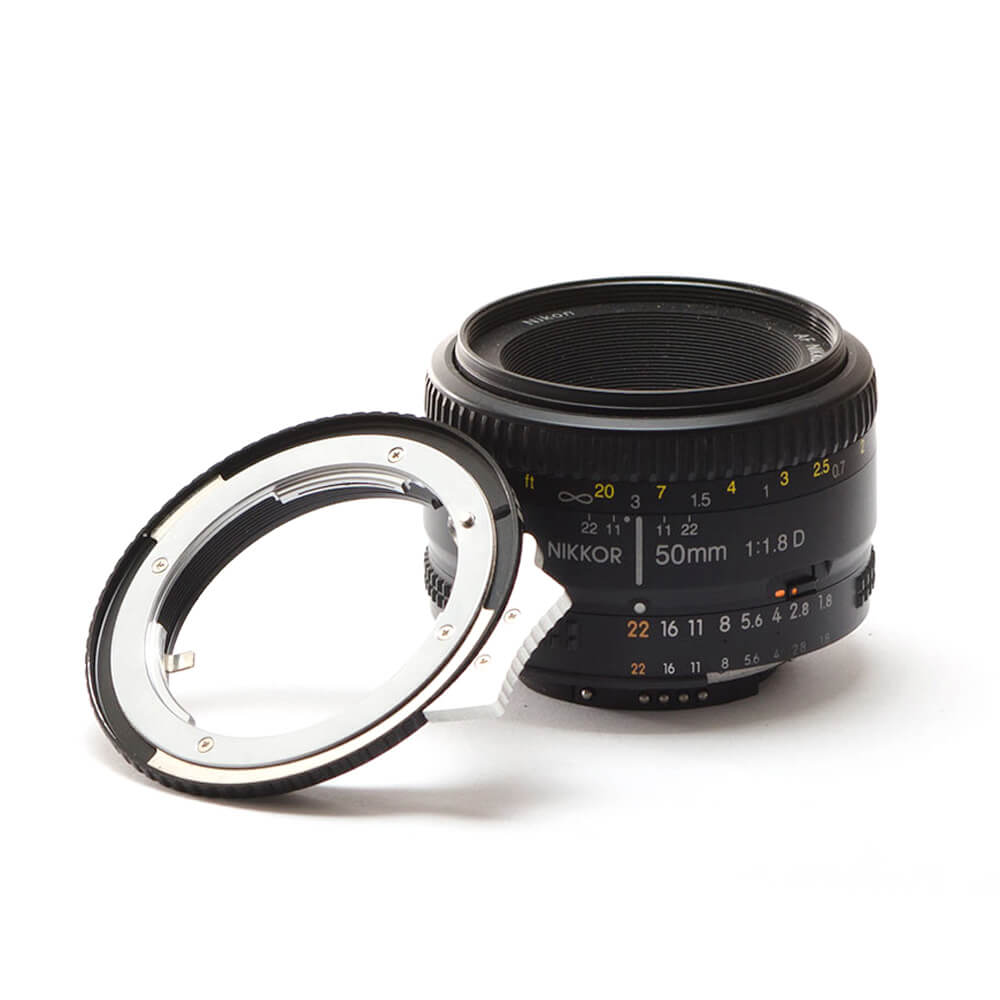 Nikon to Canon Lens Adapter - Light Blaster LB NGEOS for DSLR Camera Mount Conversion | Compatible with Nikon F Mount Lenses on Canon EF Mount Cameras | Perfect for Photography, Videography & Film Making