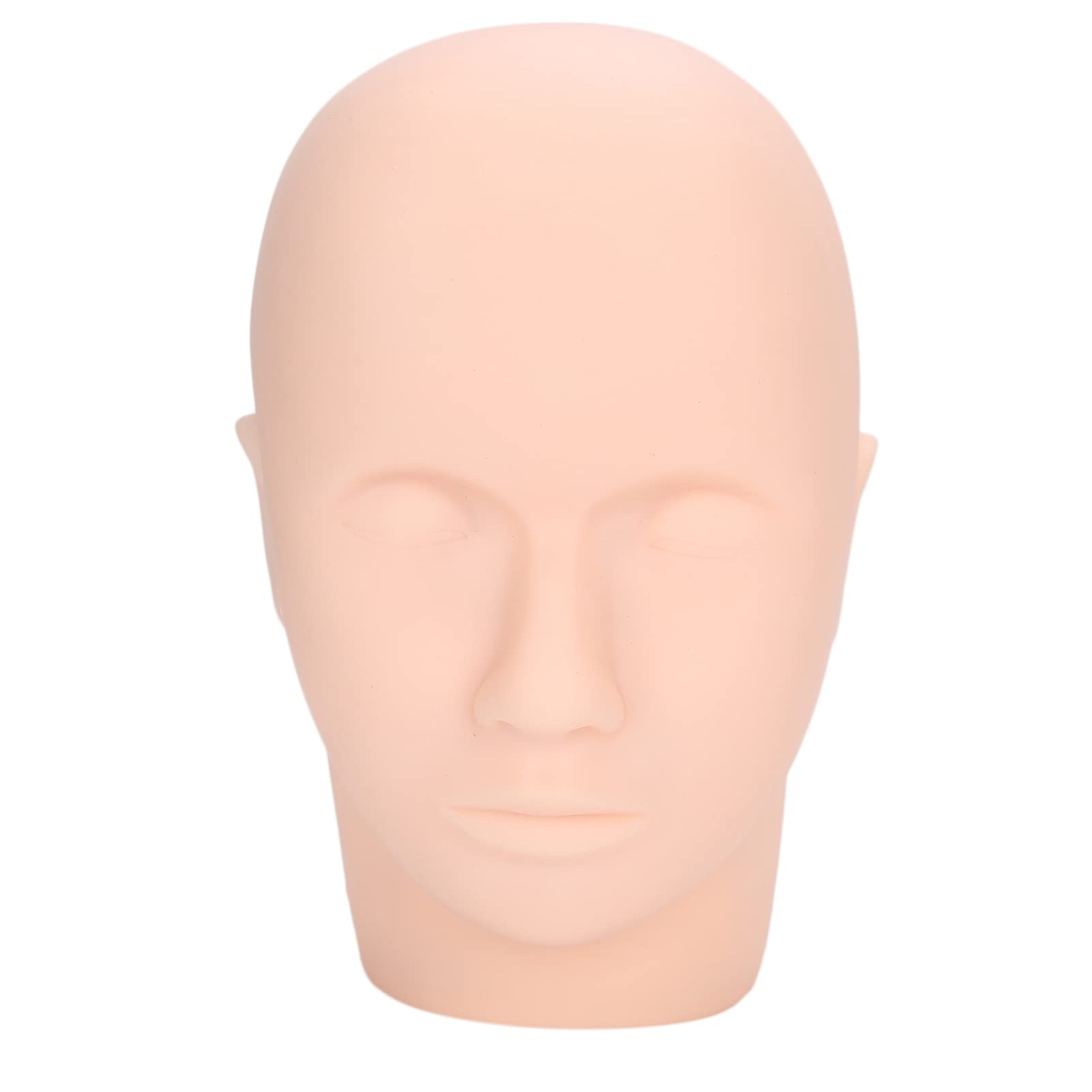 Professional Silicone Mannequin Head for Eyelash Extension & Makeup Training - Perfect for Beauty School, Salon Practice, and Tattoo Artist Practice