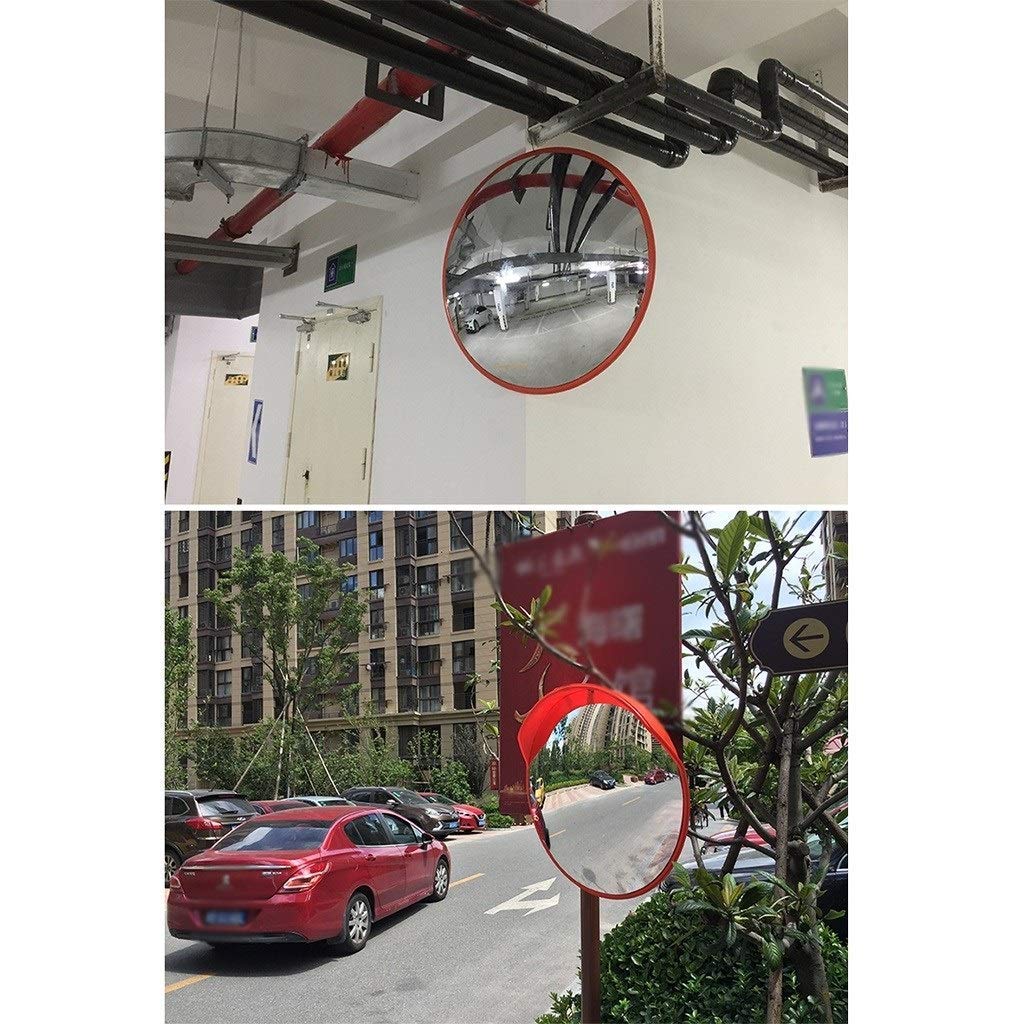 45cm Convex Security Mirror - Indoor & Outdoor Anti-Theft Traffic Monitor for Driveway, Warehouse & Retail Store Safety