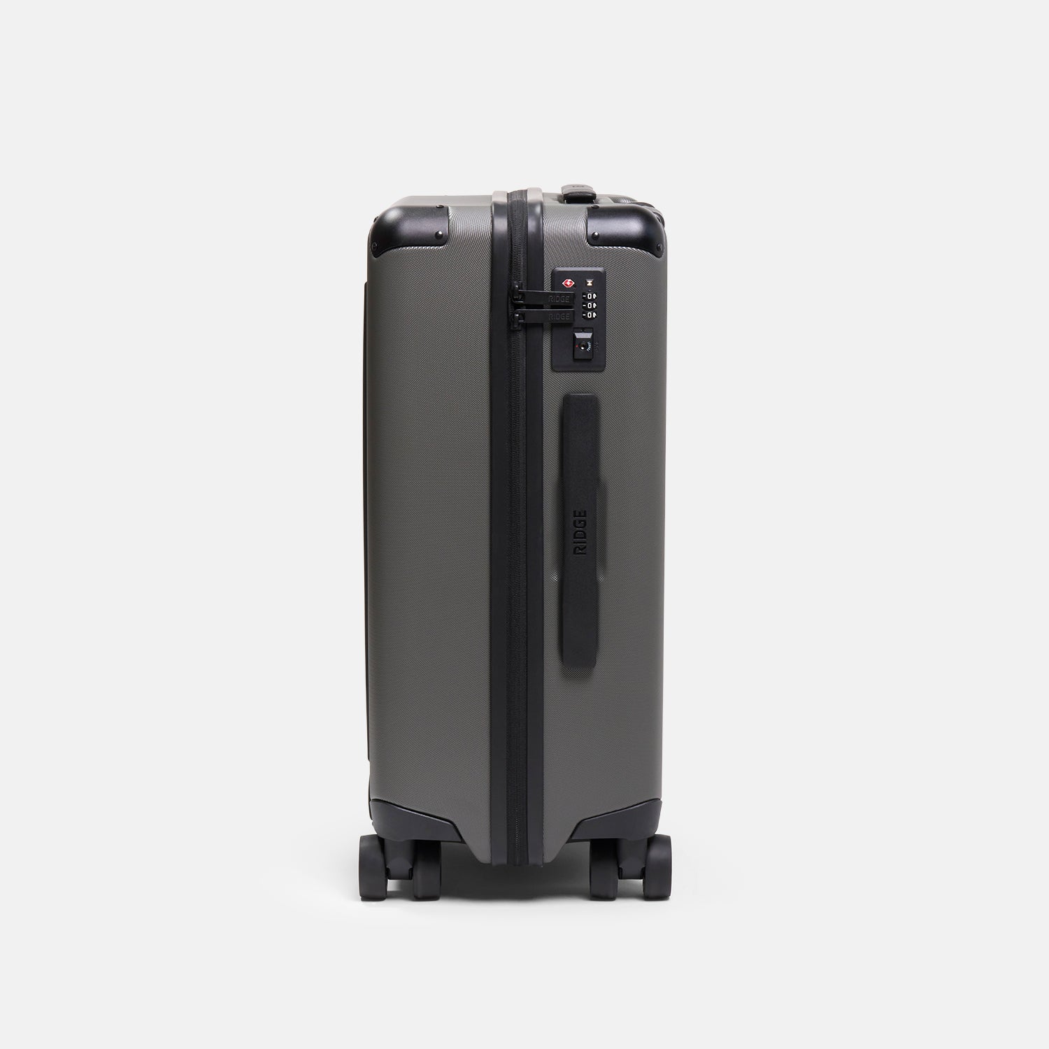 The Ridge Carry On Luggage - Gunmetal Gray Travel Suitcase for Business & Vacation | Durable & Stylish Carry-On Bag for Airplane Travel
