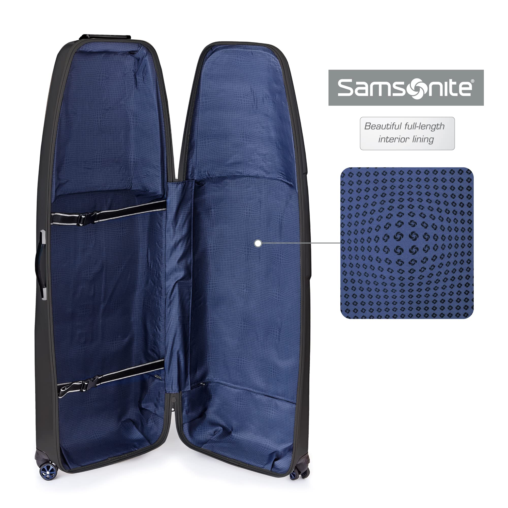 Samsonite Primo Deluxe Hard Shell Golf Travel Case - Durable Luggage Cover for Airline Protection | Perfect for Golf Clubs & Sports Equipment Travel