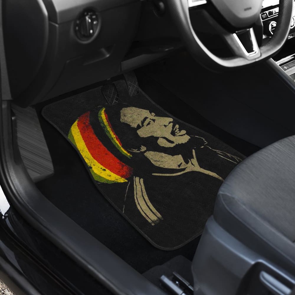 Bob Marley One Love Jamaica Reggae Car Floor Mats 210903 - Premium Custom Car Mats for Music Lovers - Perfect for Jeep, SUV & Truck Accessories