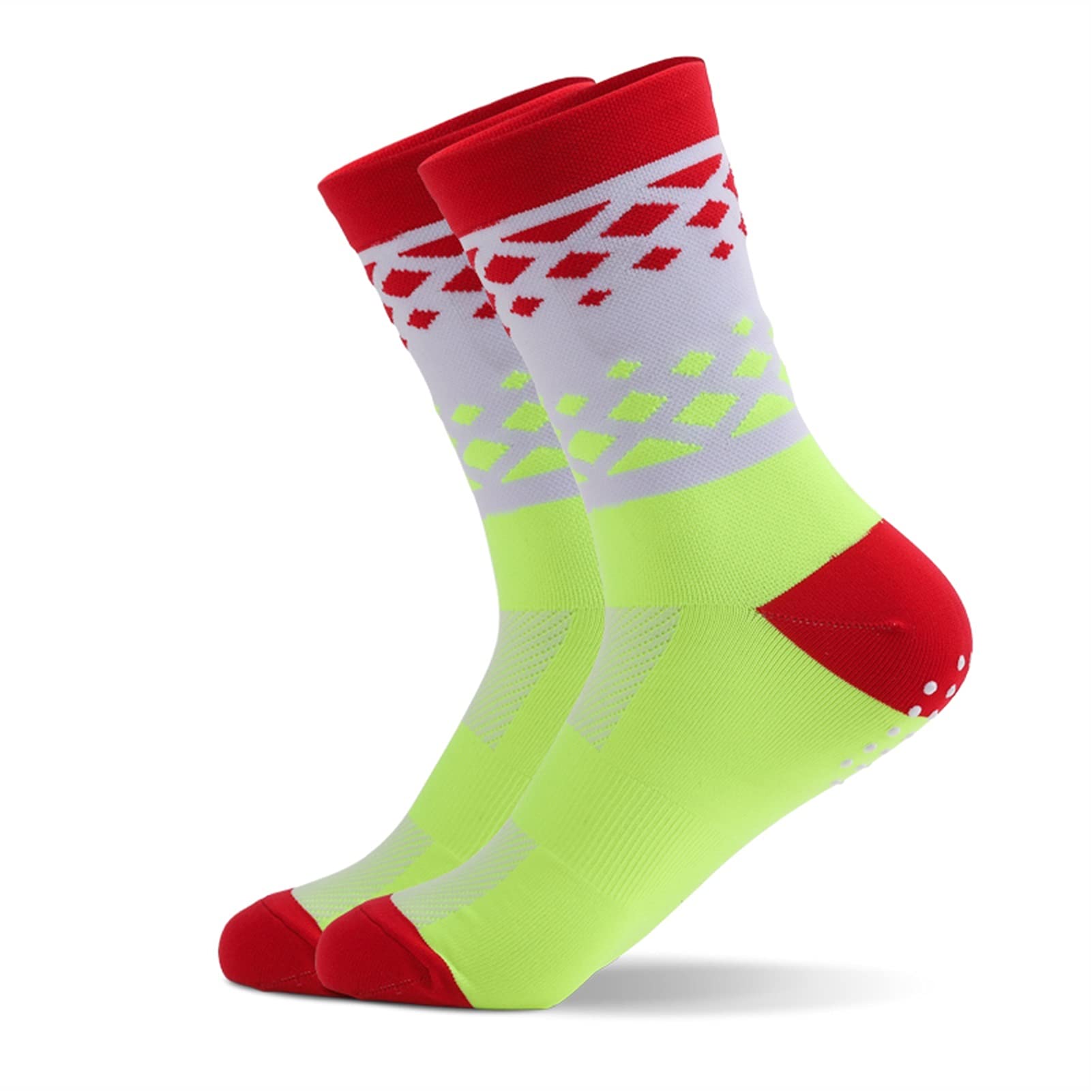 Breathable Cycling Socks for Road Biking & Running - Moisture-Wicking Sports Socks for Outdoor Racing & Training - Perfect for Marathon, Triathlon & Long-Distance Cycling