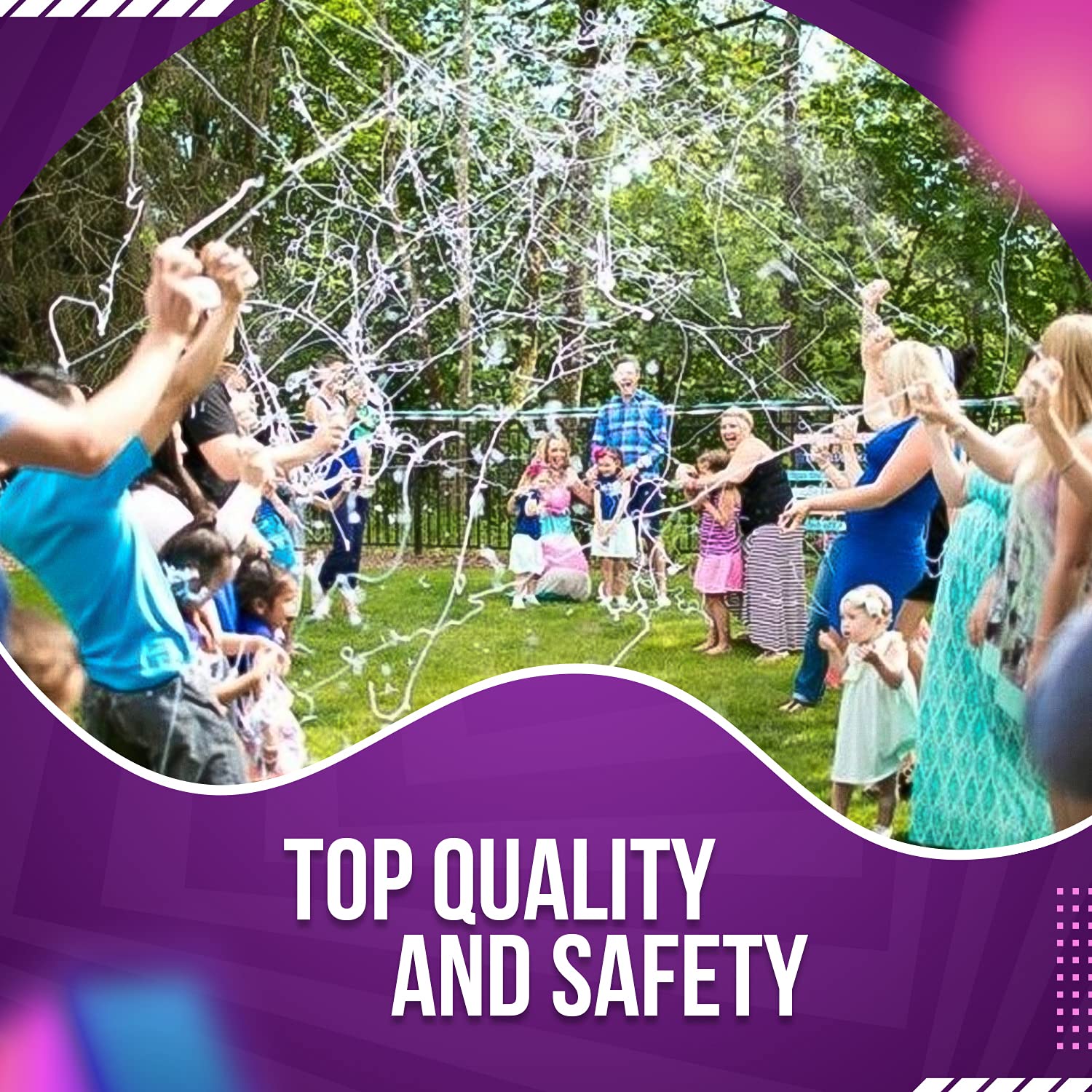 Toysery Party Streamer - Ultimate Spray String for Kids | 12 Pack of Fun Party Spray String in Cans | Perfect for Birthday Parties, Halloween, and Celebrations