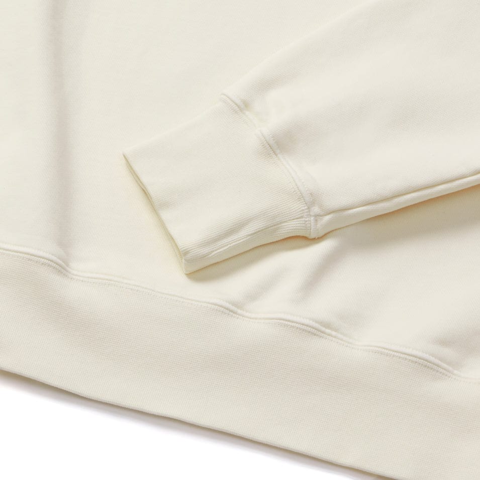 CREW SWEAT OFF WHITE - Premium Cotton Crewneck Sweatshirt for Men & Women | Casual Streetwear | Perfect for Gym, Lounge & Everyday Wear