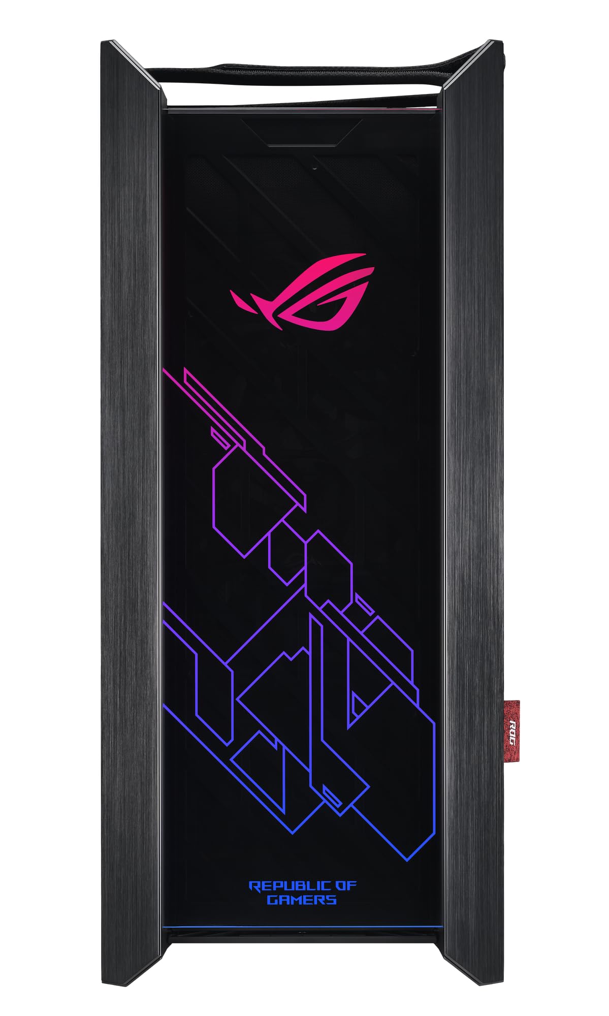ASUS ROG Strix Helios GX601 RGB Gaming PC Case - Mid-Tower E-ATX Compatible with USB 3.1, Tempered Glass Side Panel, Aluminum/Steel Build & 4 Pre-Installed Fans | Perfect for High-End Gaming Rigs, Streaming Setups & Custom Water Cooling Systems (Black)