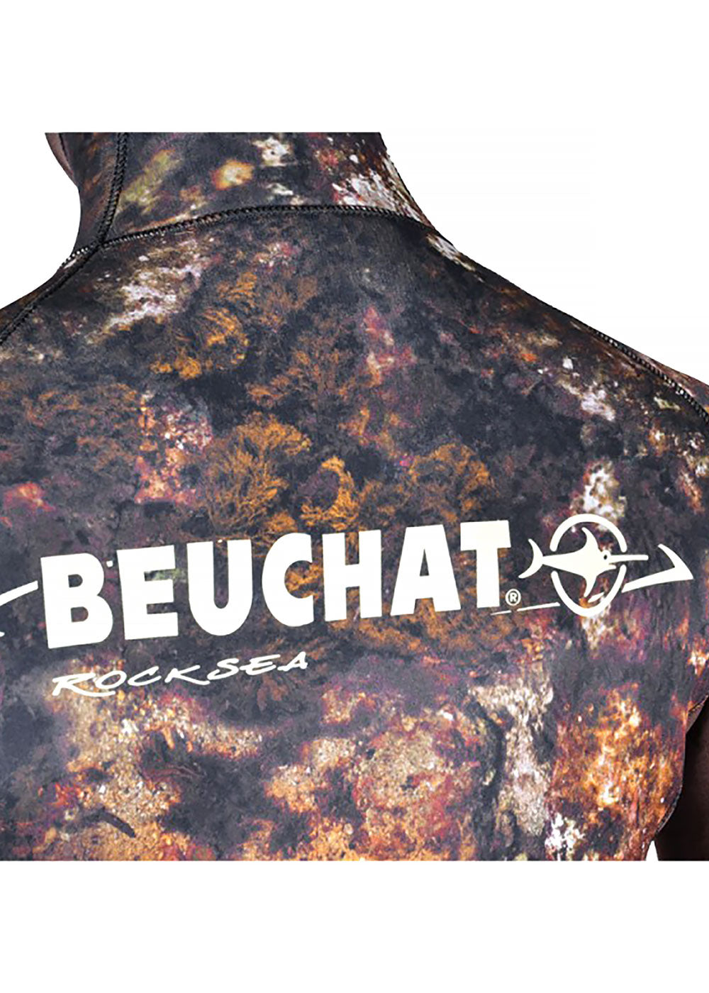 Beuchat Rocksea 9mm Open Cell Spearfishing Wetsuit Jacket - Premium Neoprene Diving Suit for Warm Water Spearfishing & Freediving - Ideal for Underwater Hunting and Marine Exploration