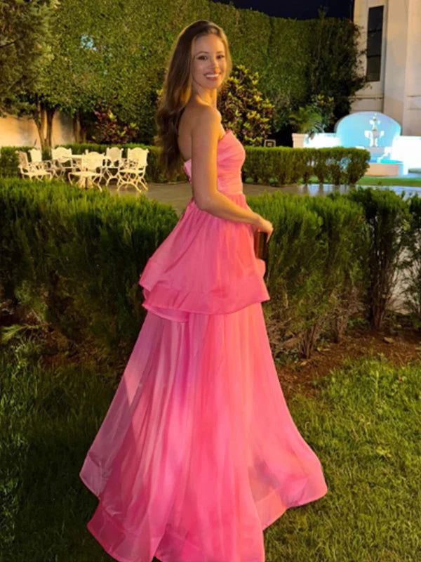 Elegant A-Line Strapless Long Prom Dress for Women - Formal Evening Gown for Party, Homecoming, Wedding Guest (Style J5676) | Perfect for Prom Night, Cocktail Parties & Special Occasions