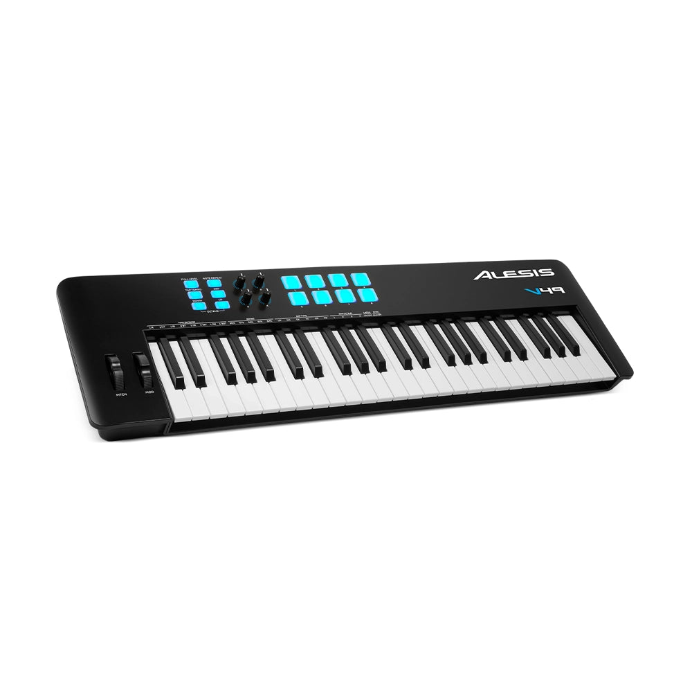 Alesis V49 MKII 49-Key USB MIDI Keyboard Controller for Music Production, Recording & Live Performance
