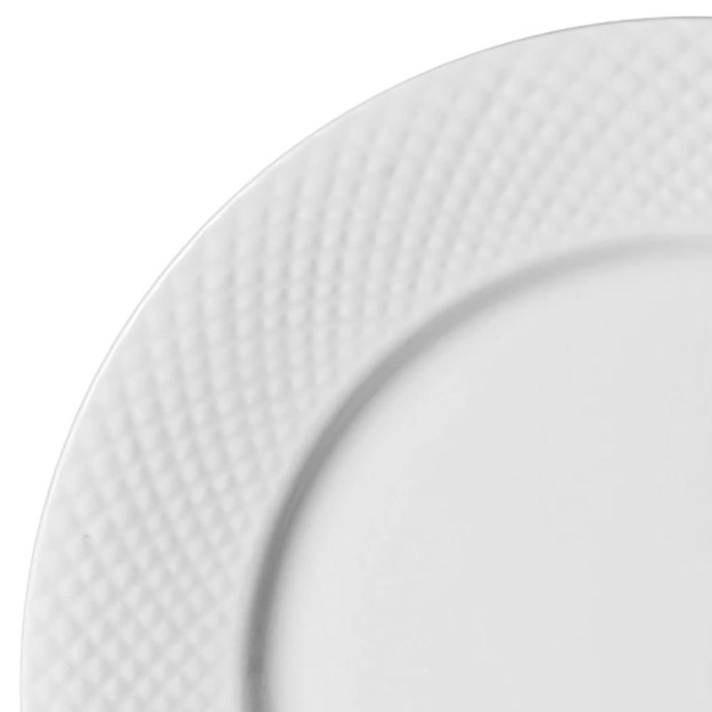 Premium 16-Piece Stanton Porcelain Dinnerware Set - Elegant White Ceramic Plates, Bowls & Mugs for Family Dining, Restaurant Use & Special Occasions