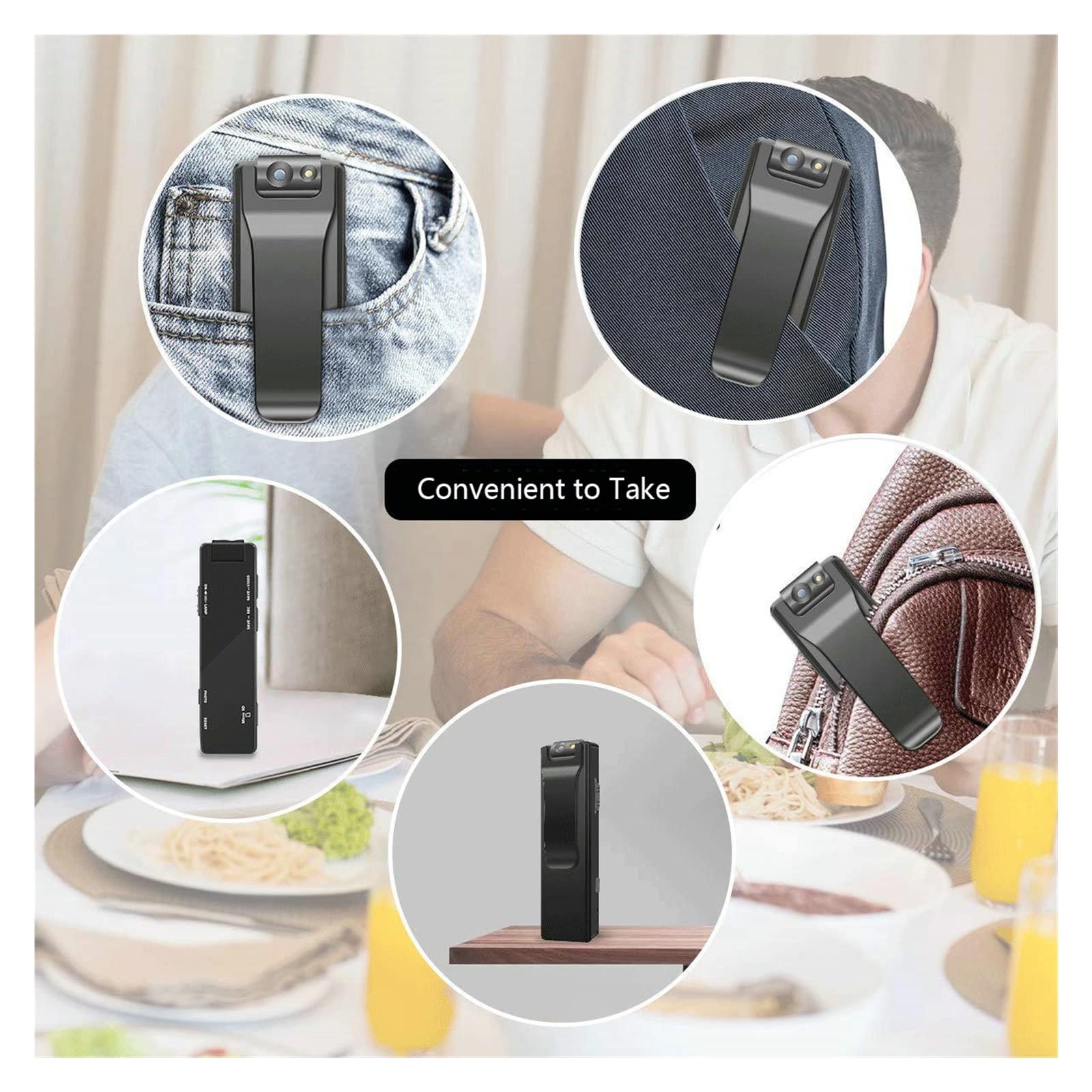 4K Action Camera with Image Stabilization - Magnetic Mini Body Camera, HD Flashlight, Motion Detection & Loop Recording | Perfect for Vlogging, Sports, Underwater Adventures & Security Monitoring