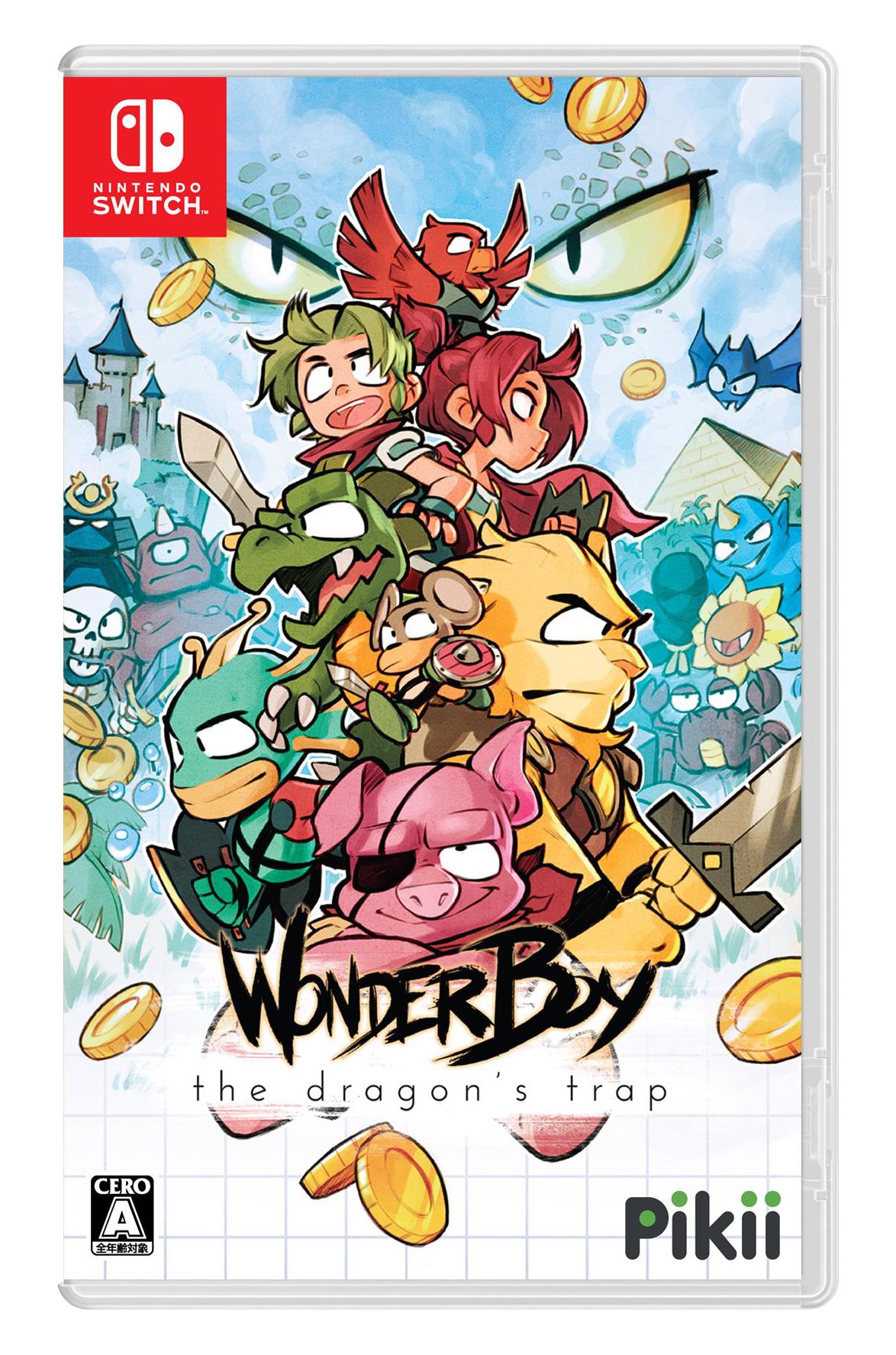 Wonder Boy: The Dragon's Trap - Nintendo Switch Game (Japanese Import, Region Free) - Classic Action-Adventure Platformer for Retro Gaming Enthusiasts