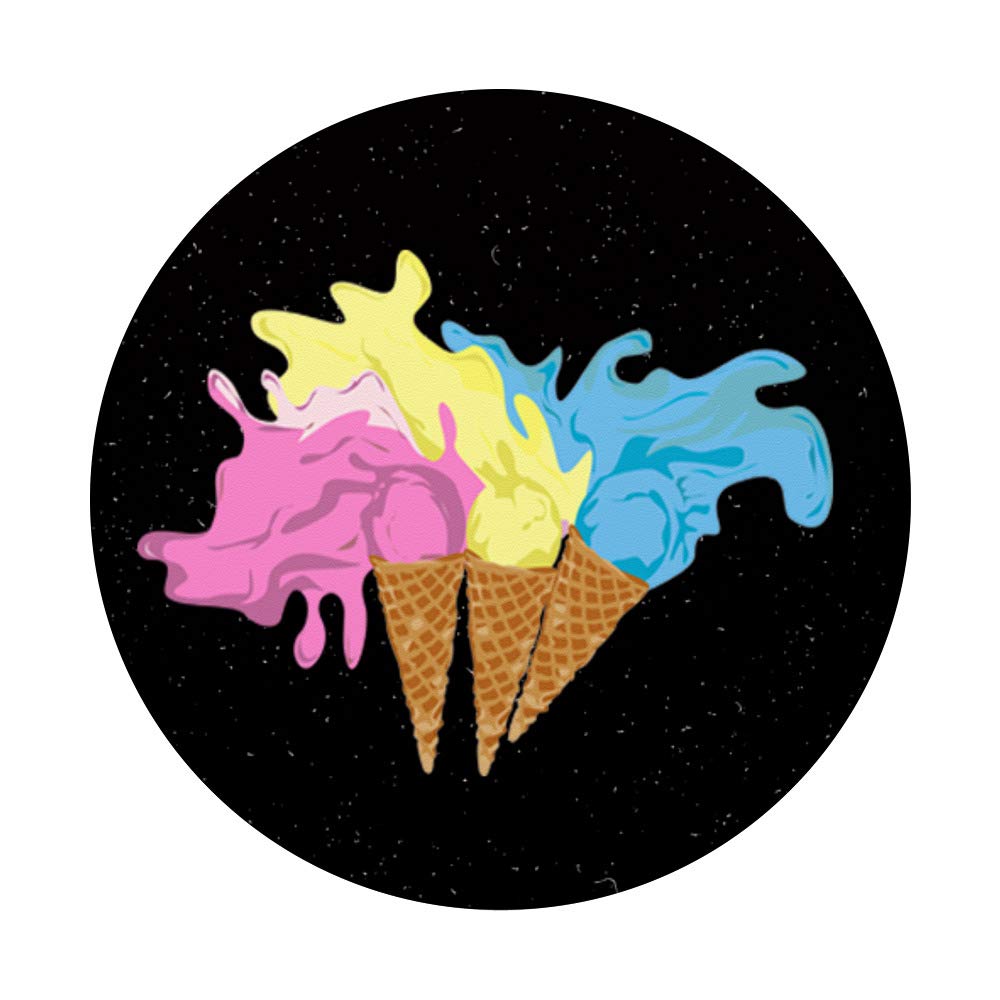 Pansexual Pride Flag - Rainbow Pan Ice Cream Design for LGBTQ+ Celebrations, Parades & Home Decor