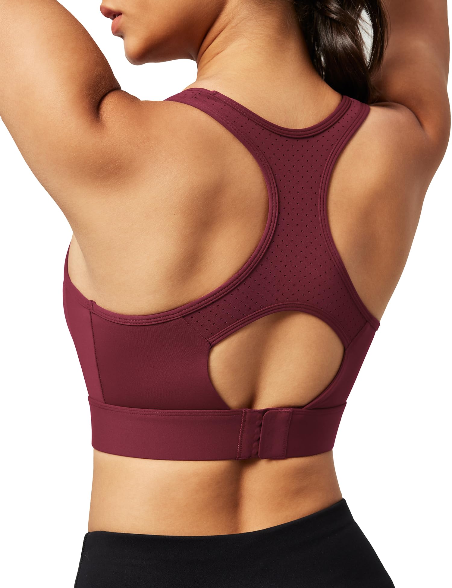 High Impact Sports Bras for Women - Ewedoos Supportive Push Up Workout Bra for Large Bust, Racerback Running & Gym - Perfect for High-Intensity Training & Active Lifestyles