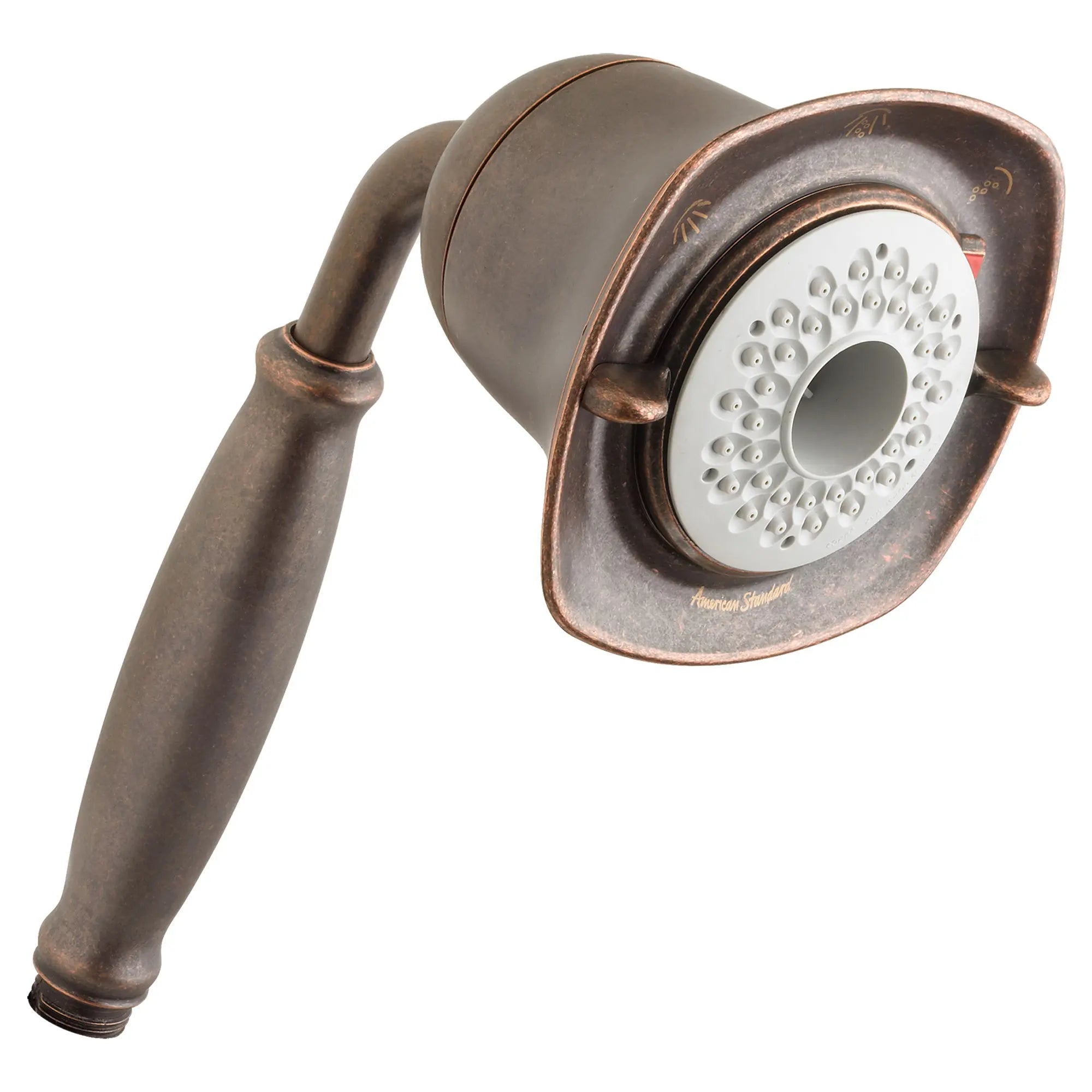 FloWise Square Transitional 2.0 GPM 10 Inch 3-Function Handheld Shower Head - Perfect for Bathroom, Spa, and Relaxation at Home