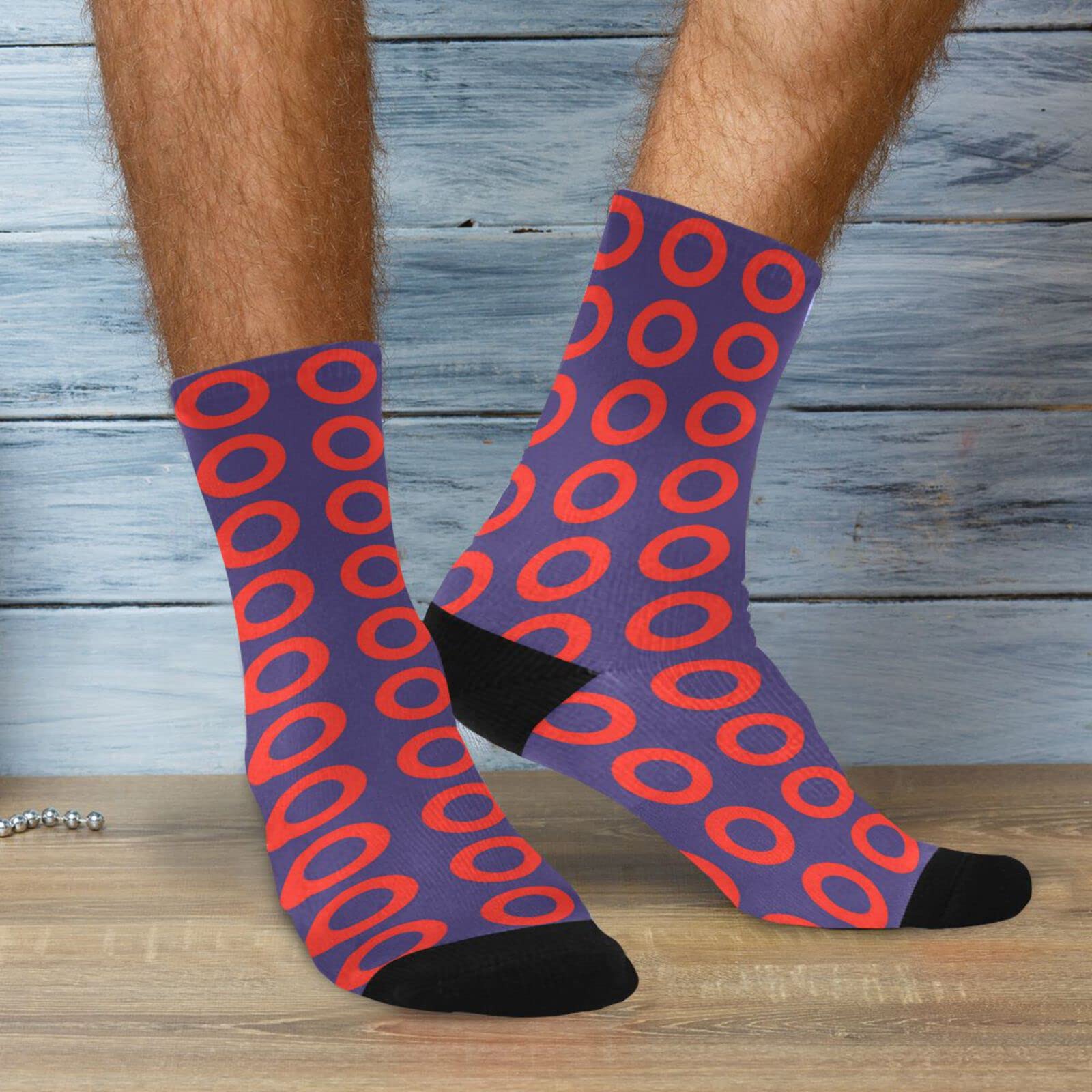 Men's Dress Crew Socks - Cushioned Athletic Casual Calf Socks with Fun Patterns - Novelty Gift Socks for Work, Sports & Everyday Wear