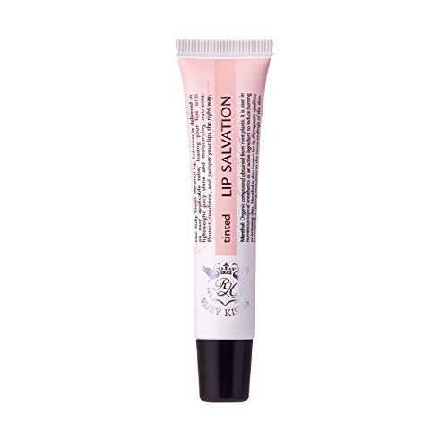 Ruby Kisses Menthol Lip Salvation Clear Lip Gloss (MLG02 - Tinted) - Hydrating Plumping Lip Treatment for Dry Lips, Perfect for Everyday Wear & Night Out Makeup