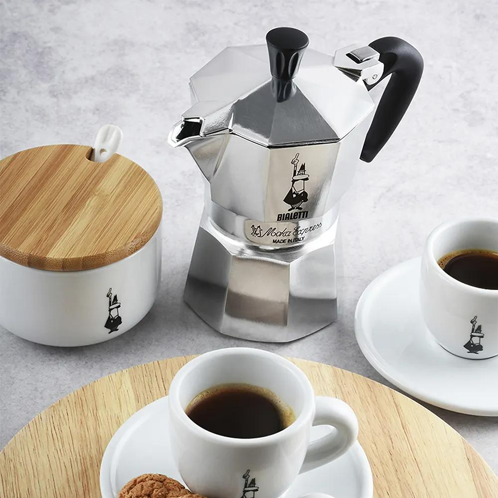 Bialetti Moka Express 1 Cup Stovetop Espresso Maker - Classic Italian Coffee Maker for Home & Office Use