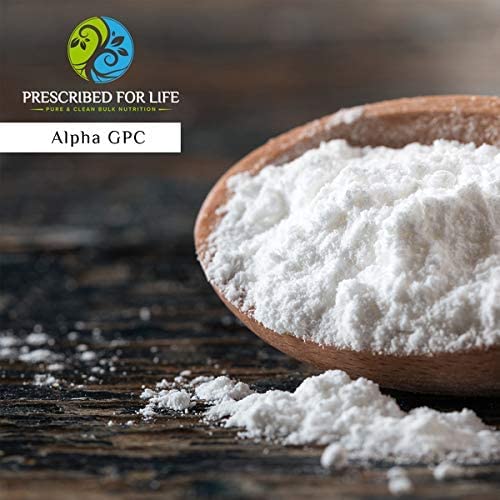 Prescribed For Life Alpha GPC Powder (2kg / 4.4lb) - Pure L-Alpha Glycerylphosphorylcholine Supplement for Cognitive Function, Memory & Brain Health - Non-GMO, Vegan, Soy-Free - Ideal for Students, Professionals & Seniors for Focus and Mental Clarity