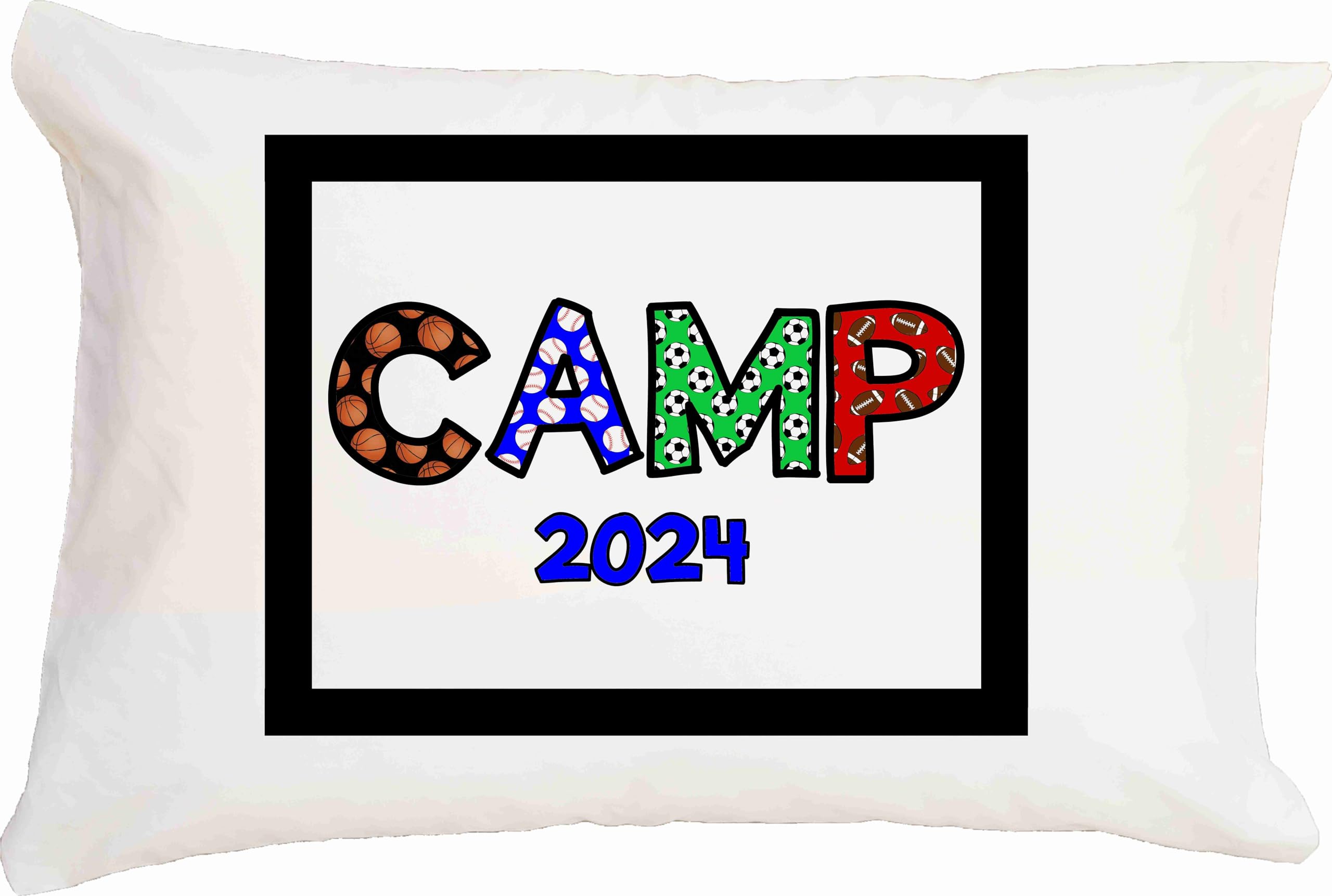 Personalized Sports Camp Autograph Pillowcase - Collectible Memory Keepsake for Athletes, Coaches & Fans - Perfect for Summer Camps, Team Events & Souvenirs