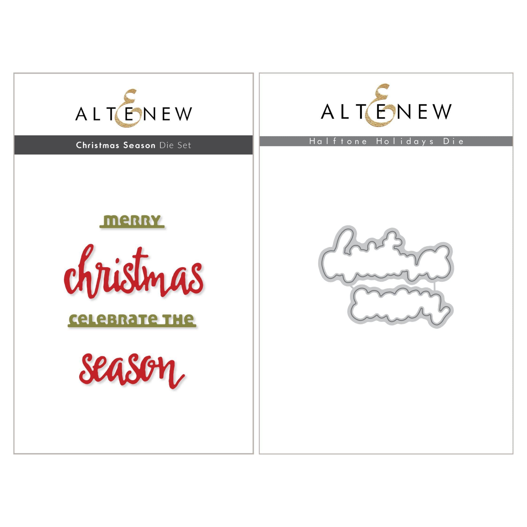 Christmas & Holiday Die Cut Bundle for DIY Scrapbooking, Card Making, and Seasonal Crafts - Perfect for Festive Greetings, Home Decor, and Gift Wrapping