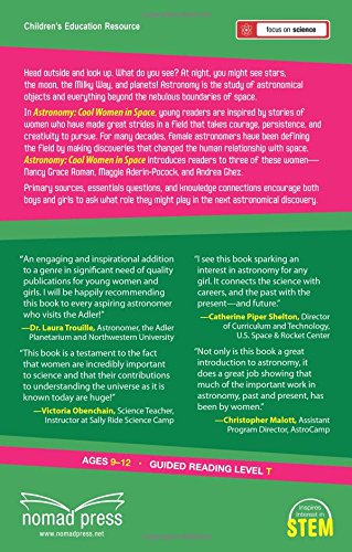 Astronomy Book for Kids: Cool Women in Space - Inspiring Stories of Female Astronauts & Scientists | STEM Learning, Science Gifts, Classroom & Homeschool Education