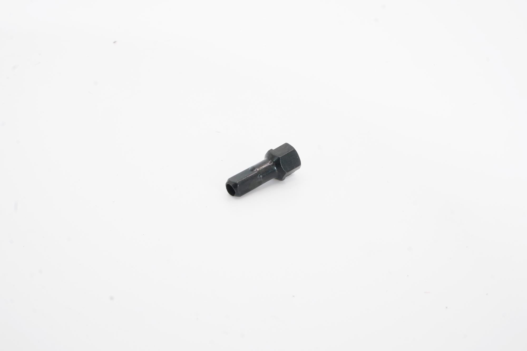 Alloy Spoke Nipple 14mm Hex TG Black - Durable Bicycle Wheel Repair Part for Road & Mountain Bikes