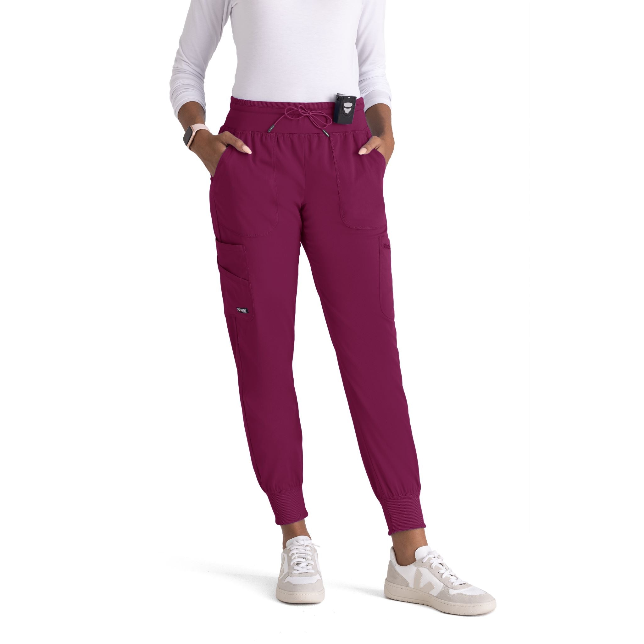Women's Carly Jogger Scrub Pants - Comfortable Medical Work Pants for Nurses & Healthcare Professionals - Perfect for Hospital Shifts, Clinics & Long Work Hours