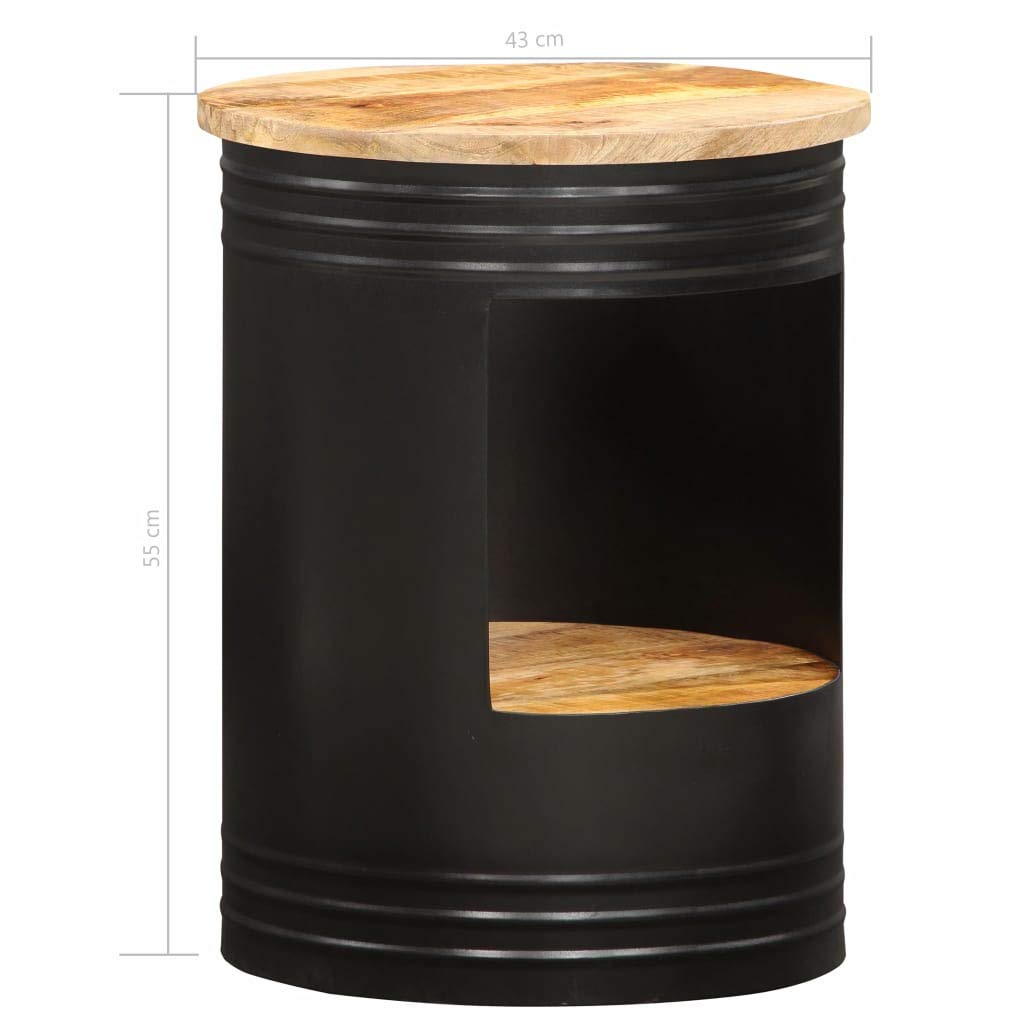 Solid Mango Wood Coffee Table - 16.9