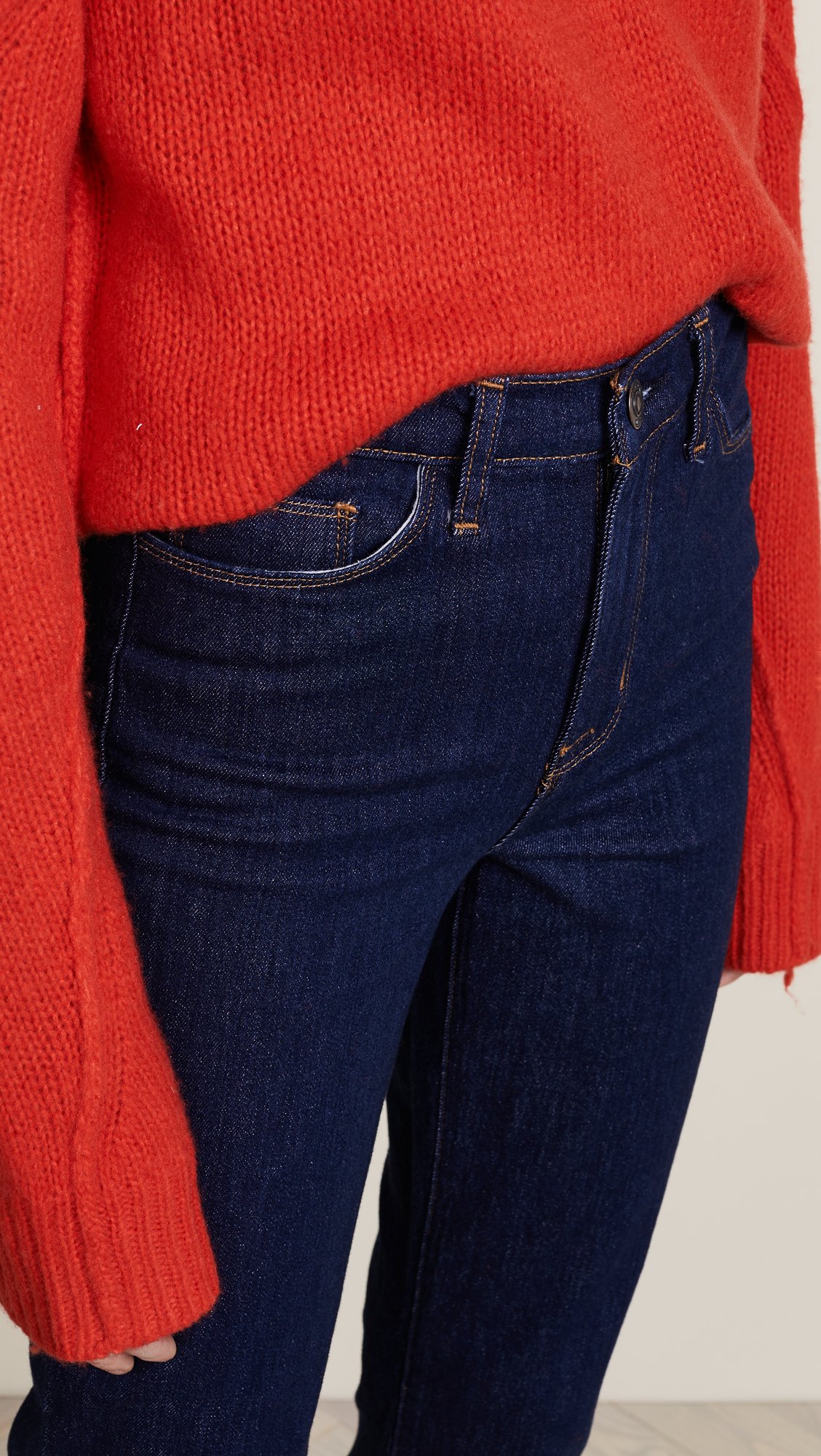 HUDSON Women's High Rise Zoeey Straight Cuffed Crop Jeans - Revive Wash, Size 24 | Comfortable & Stylish for Casual Wear, Office Outfits & Weekend Looks