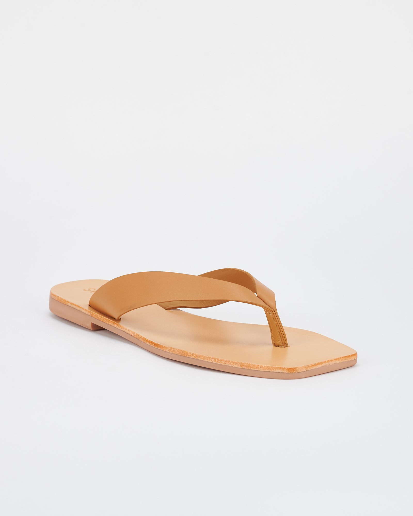 Cala Llonga Women's Tan Leather Sandals - Comfortable Casual Summer Shoes for Beach, Vacation & Everyday Wear