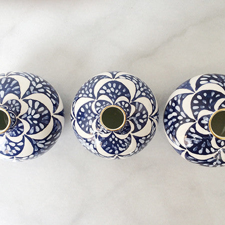 Elegant Fan Bud Vase - Small Floral Vase for Fresh Flowers, Home Decor, Wedding Centerpiece, Tabletop Display - Perfect for Living Room, Bedroom, Office & Gift Giving
