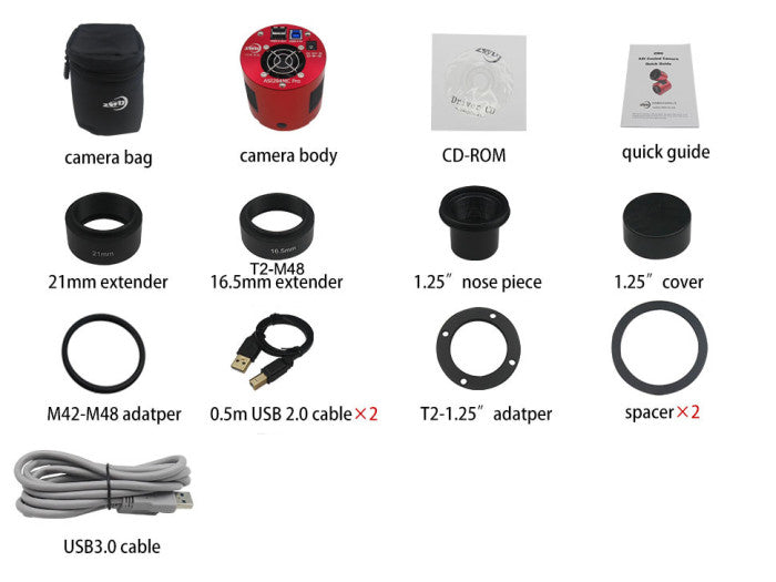 ASI294MC Pro Color Astronomy Camera - High Sensitivity Deep Space Imaging for Astrophotography & Night Sky Observation