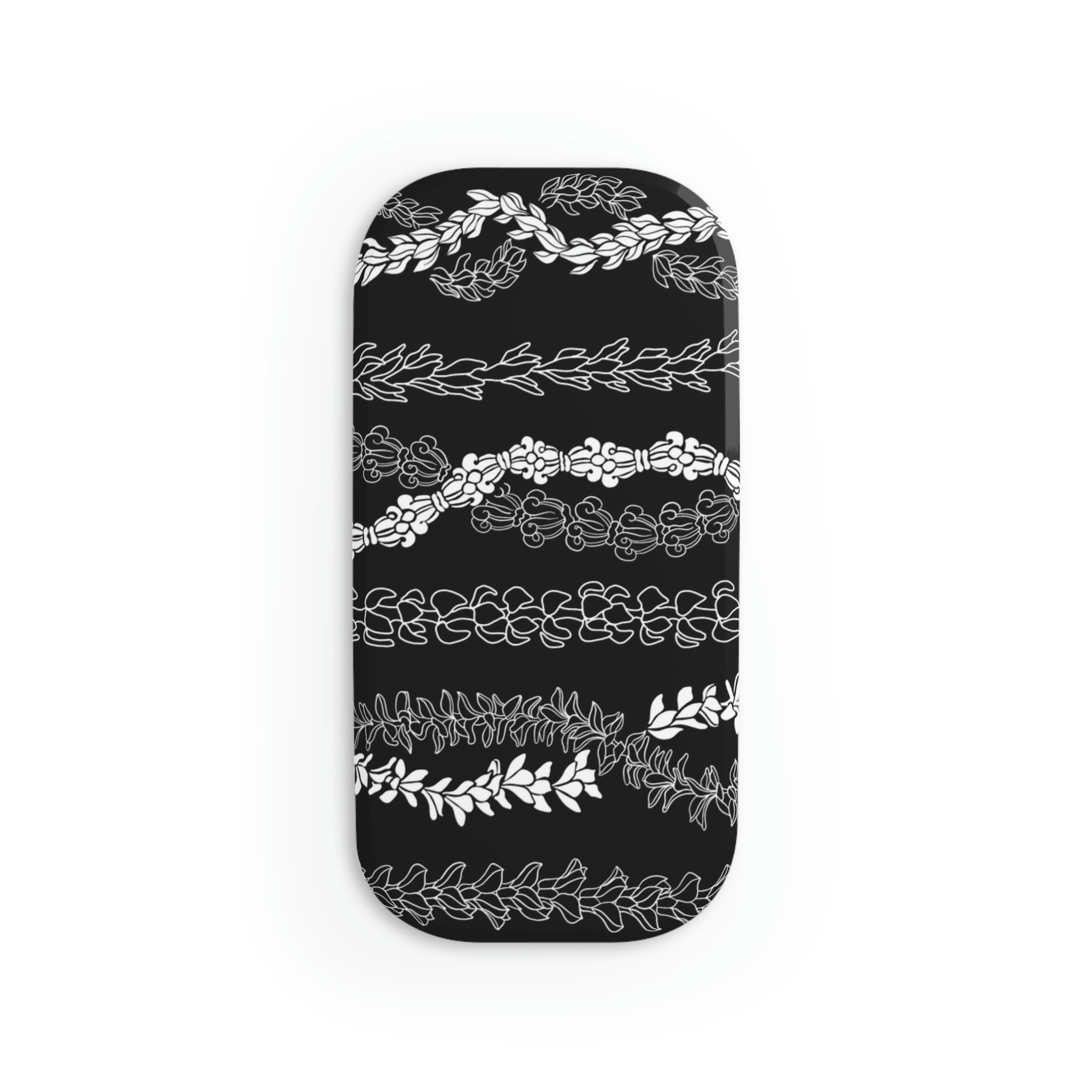 Forever Lei 'Ele'ele Phone Grip with Click-On Function - Secure & Stylish Phone Holder for One-Handed Use, Perfect for Commuting, Shopping, and Outdoor Activities