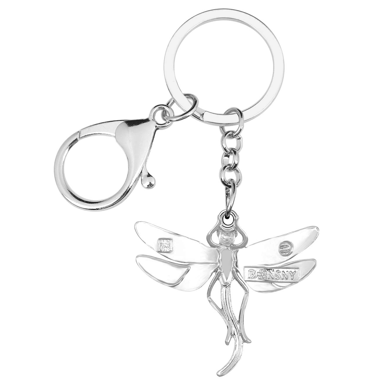 DOWAY Cute Dragonfly Keychain - Trendy Insect Pendant Charm for Car Keys, Women & Men - Perfect Gift for Birthday, Anniversary & Everyday Carry