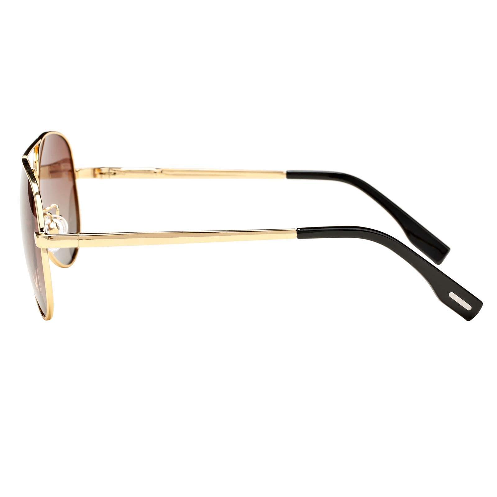 Polarized Aviator Sunglasses for Men & Women - 100% UV Protection Classic Pilot Shades with Spring Hinge - Perfect for Driving, Outdoor Sports & Fashion Accessories