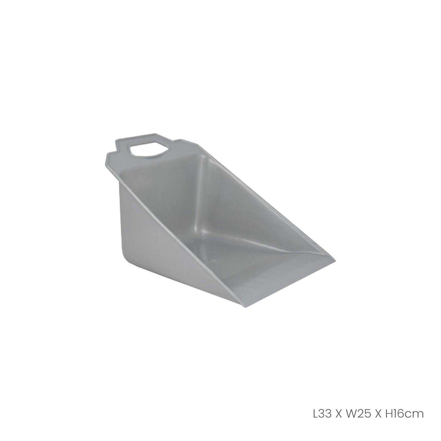 Dust Pan (Medium) - Heavy Duty Metal Dustpan with Rubber Lip for Efficient Sweeping - Ideal for Home, Kitchen, Garage & Office Cleaning