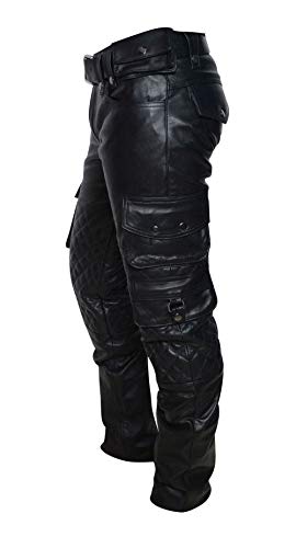 Black Real Leather