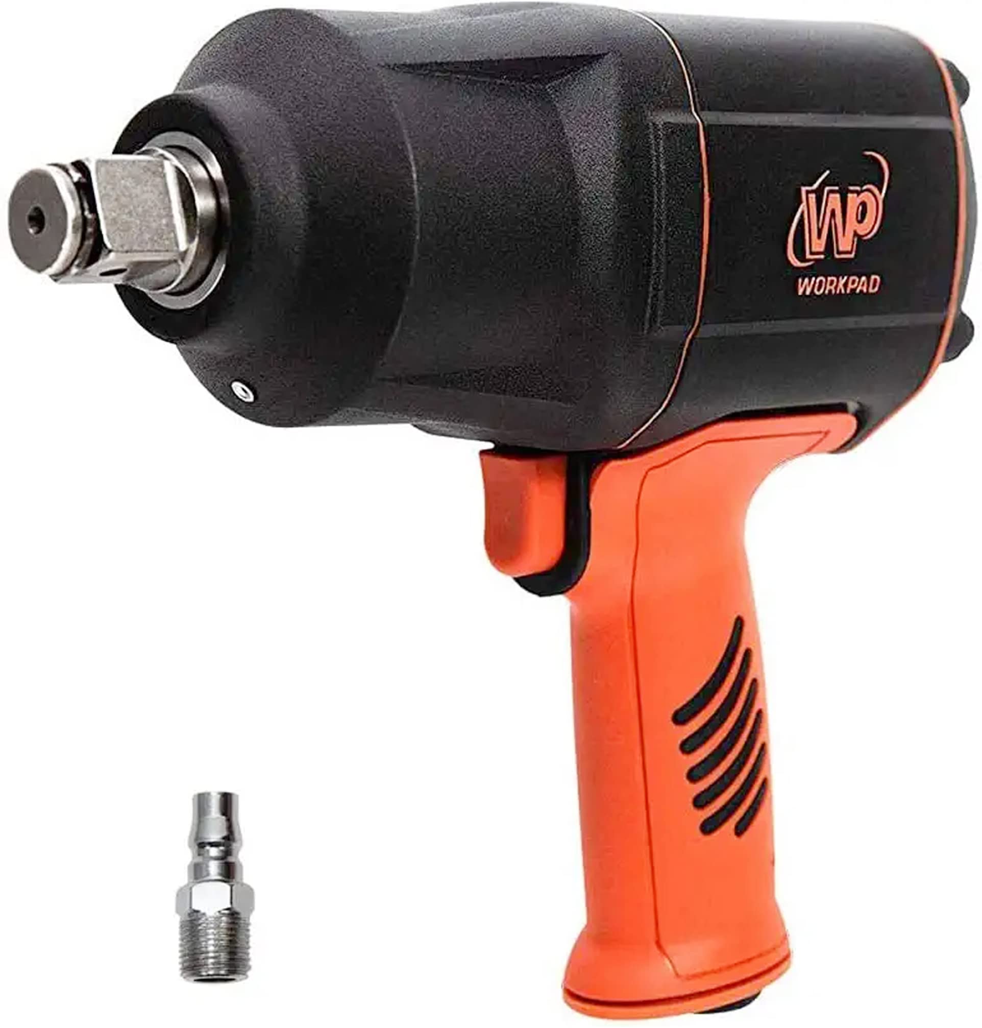 1 Inch Air Impact Wrench - Heavy Duty Industrial Pneumatic Impact Gun with Pistol Grip & Twin Hammer Mechanism for Auto Repair, Construction and Mechanical Assembly