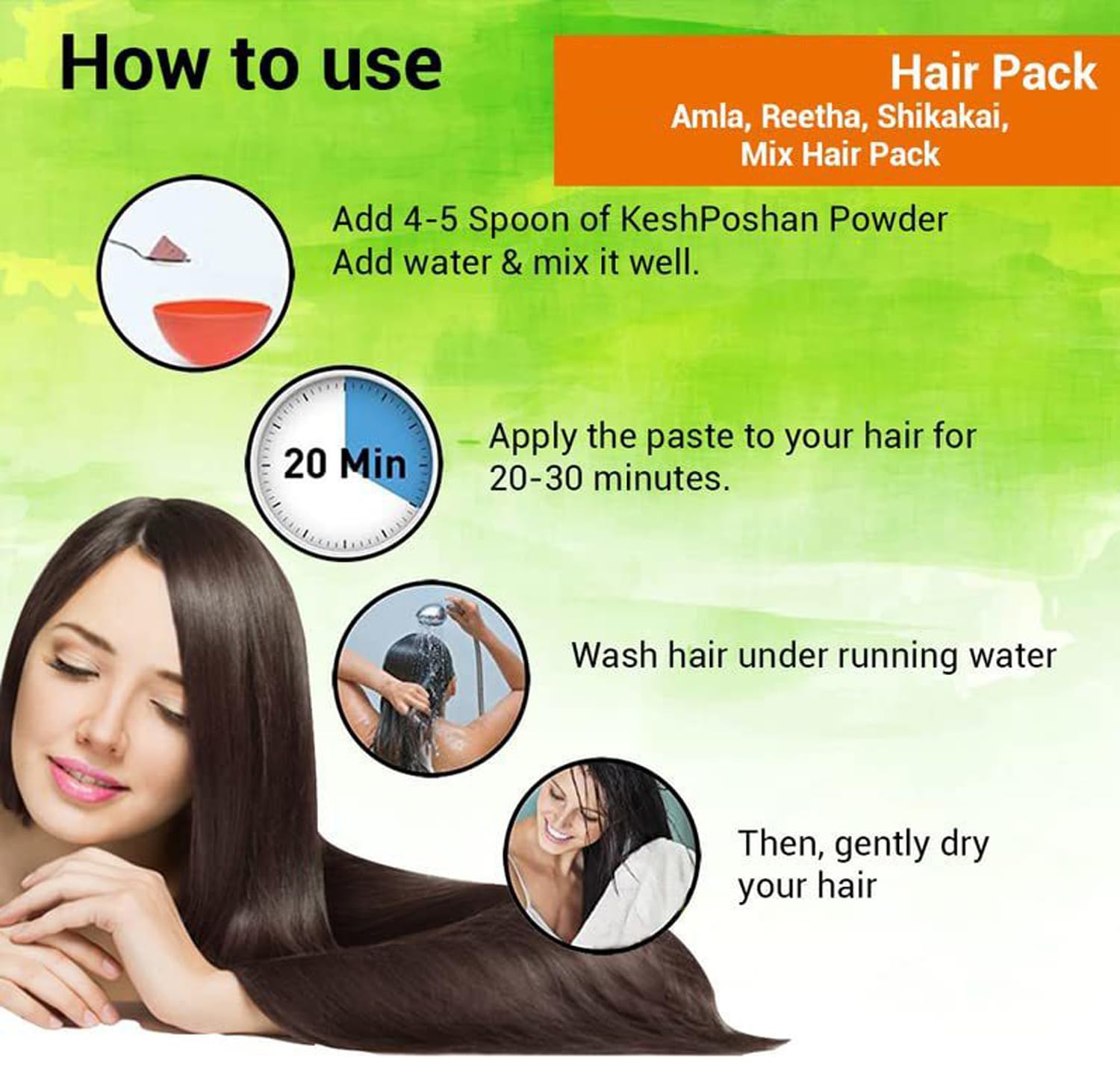 Organic Amla Reetha Shikakai Powder Combo for Hair Growth | Natural Ayurvedic Herbal Hair Care Treatment | Promotes Stronger, Thicker Hair - Perfect for DIY Hair Masks & Scalp Treatments