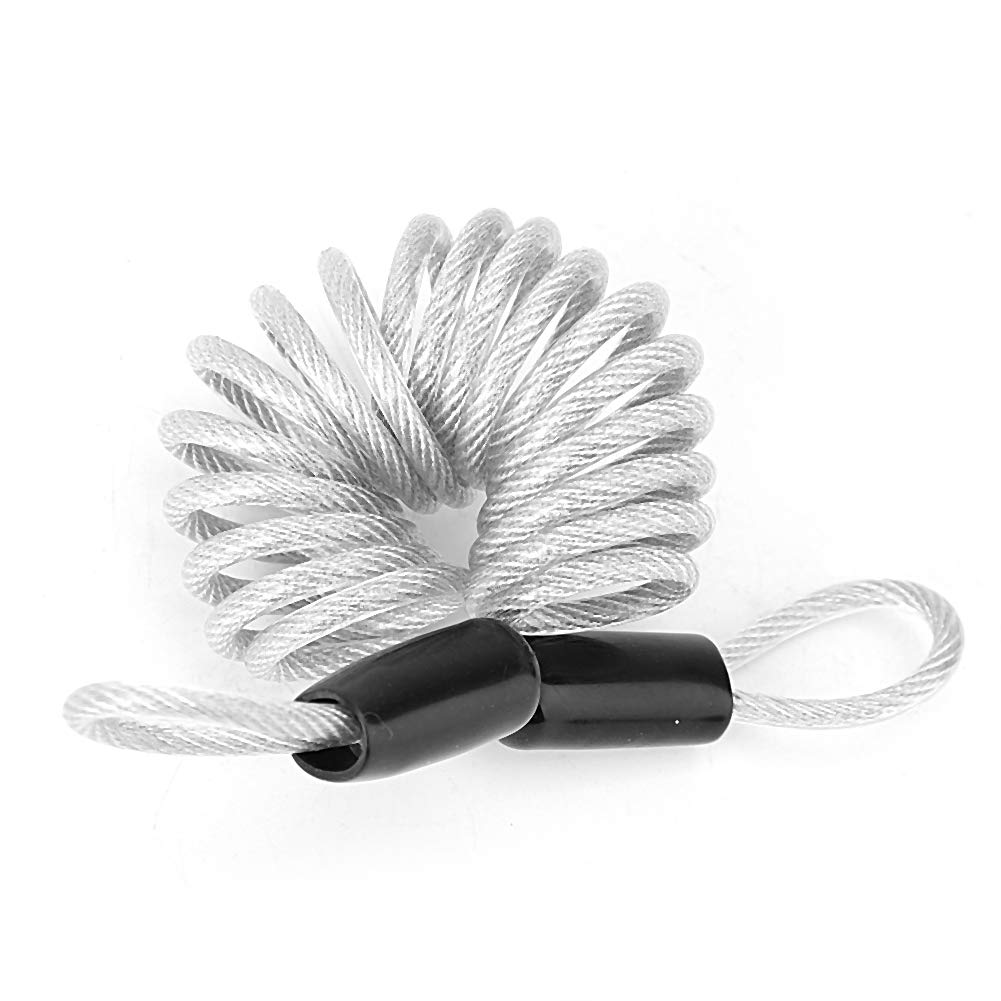 1m/3.3ft Stainless Steel Retractable Luggage Lock Cable - TSA Approved Travel Security Wire for Suitcases, Backpacks & Bags - Perfect for Airports, Hotels & Public Transport Safety
