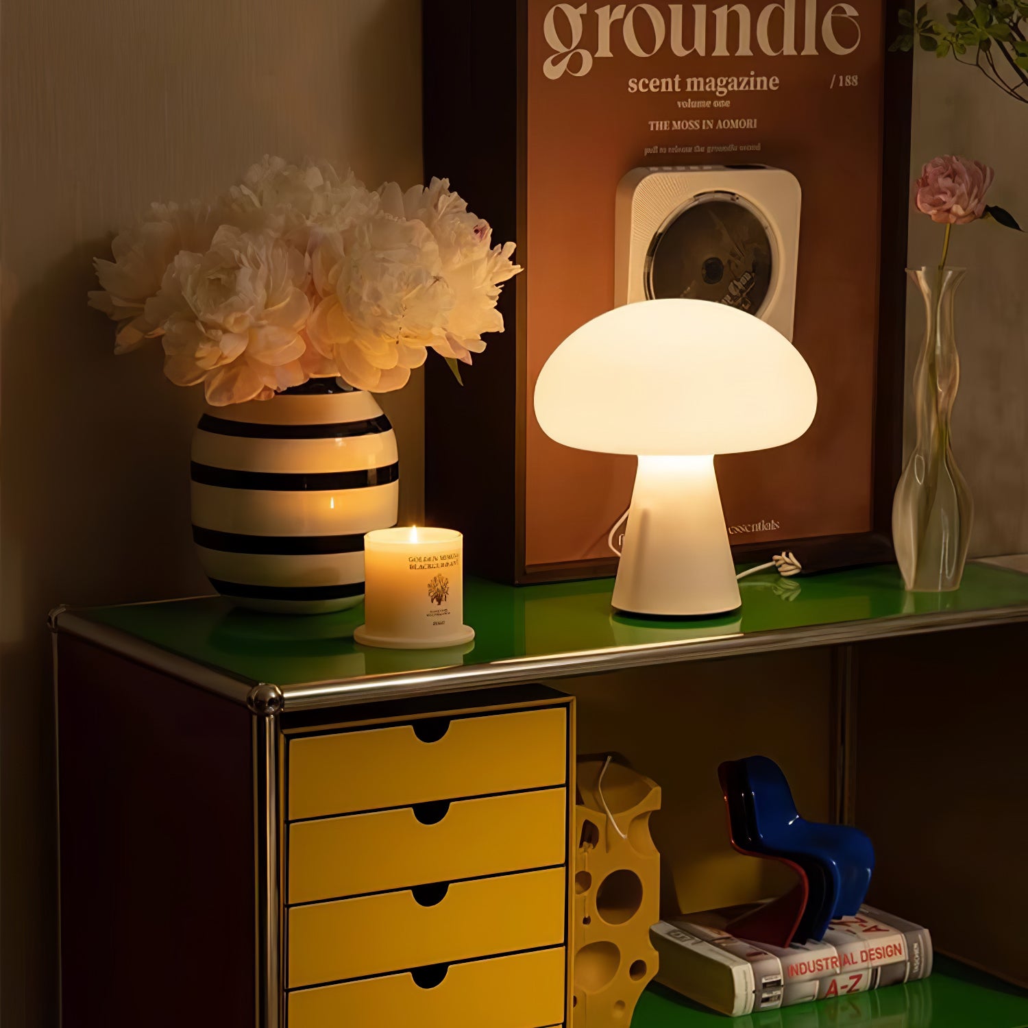 Obello Portable Rechargeable LED Table Lamp - Bright Adjustable Desk Light for Reading, Studying & Nightstand Use