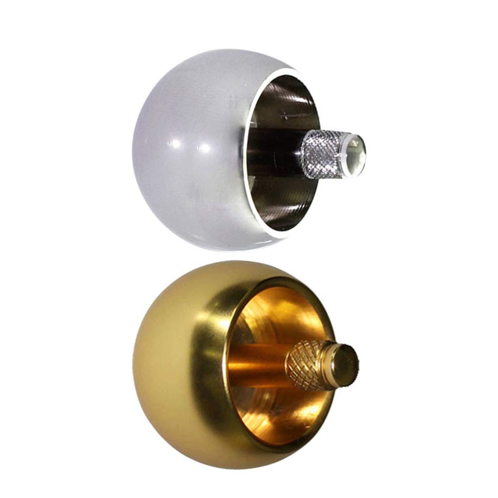 NUOBESTY 2-Pack Stainless Steel Flipping Gyro Toys - Automatic Mushroom Head Spinning Tops for Kids, Golden Metal Beyblades - Fun Educational STEM Toys for Boys & Girls - Perfect for Fingertip Play, Stress Relief & Party Favors