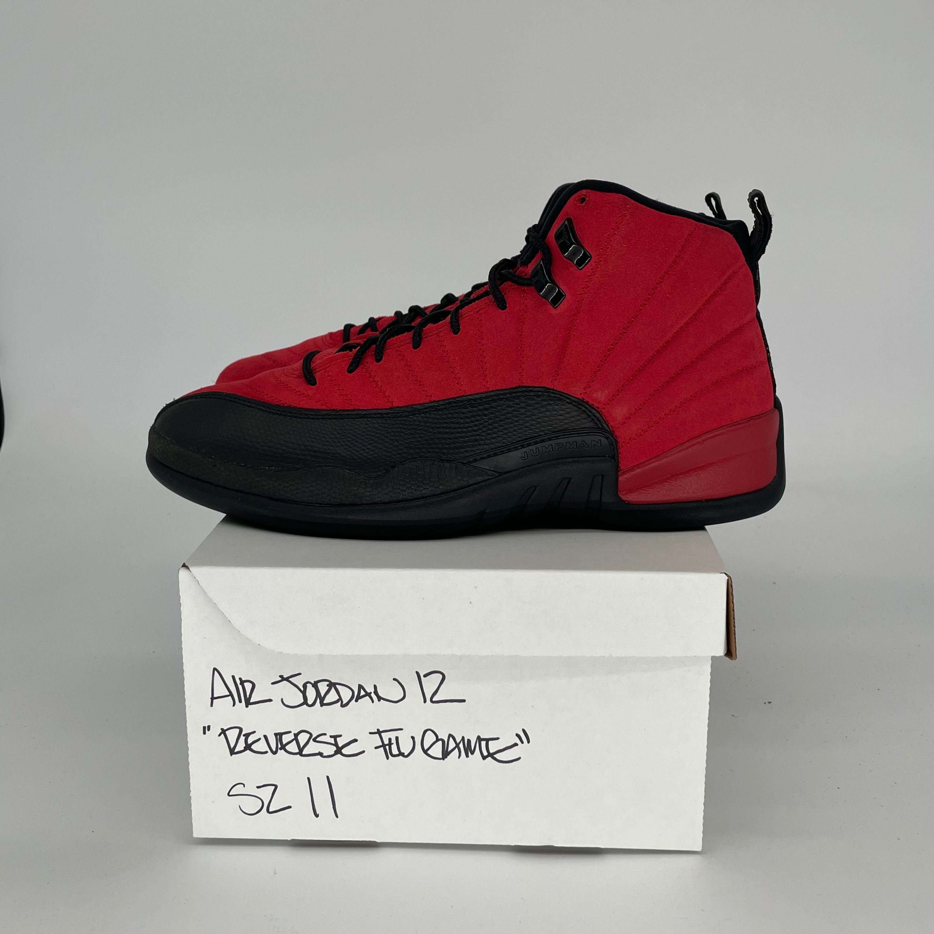 AIR JORDAN 12 Reverse Flu Game Basketball Shoes - Men's Size 11/Women's 12.5 (CT8013-602) - Retro Sneakers for Streetwear & Court Performance