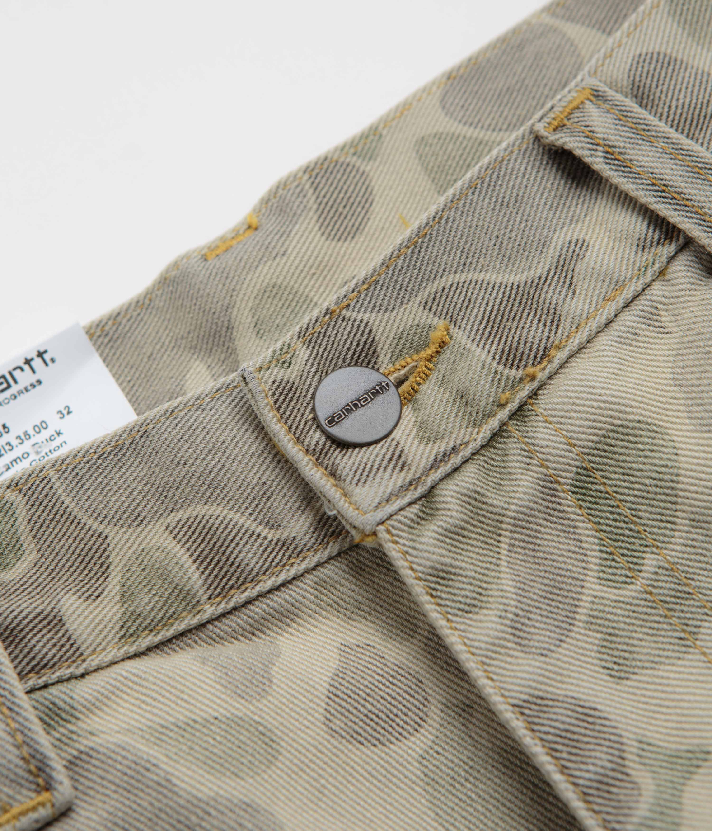 Carhartt Duck Landon Pants - Camo Duck & Black - Durable Work Pants for Construction, Hunting & Outdoor Activities
