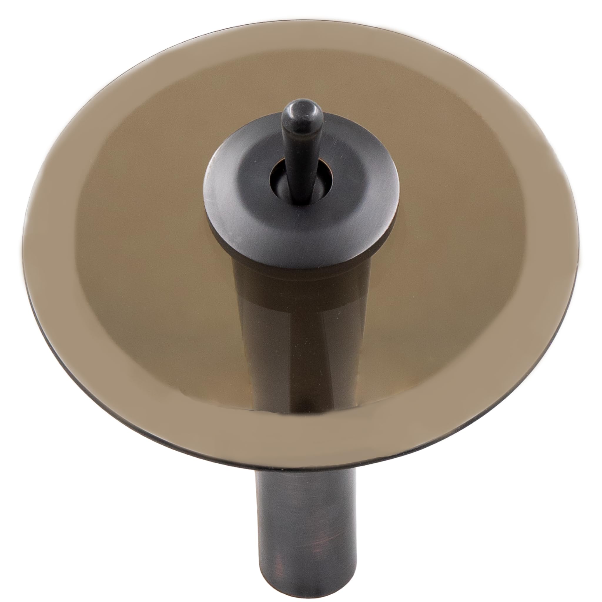 Novatto GF-001ORB-T Single Lever Waterfall Vessel Faucet in Oil Rubbed Bronze with Tea Glass Spout - Modern Bathroom Sink Faucet for Vanity, Powder Room & Luxury Home Decor