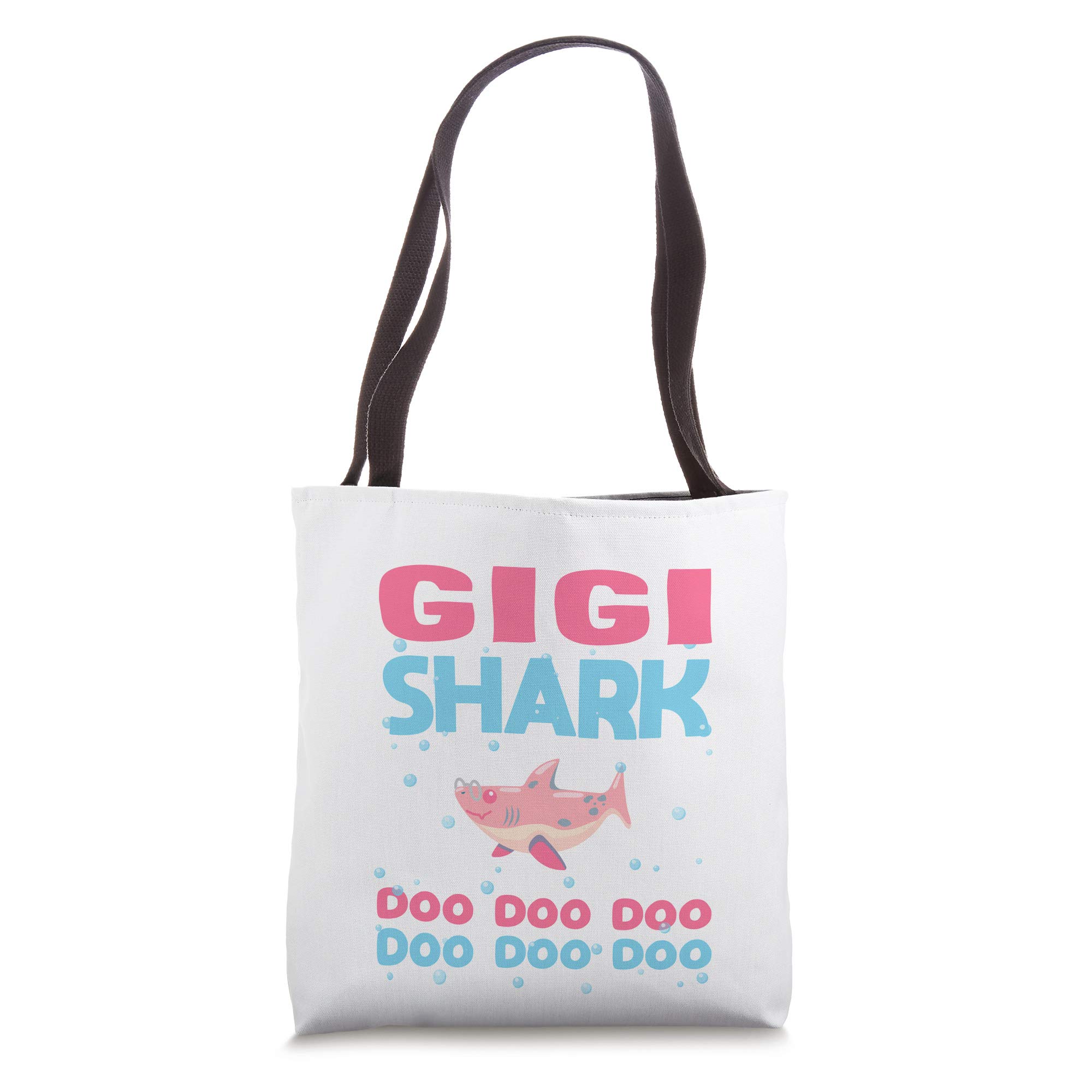Gigi Shark Tote Bags - Funny Mother's Day Gift for Women, Grandma, Mom - Large Canvas Beach Tote Bag - Perfect for Shopping, Beach Trips & Daily Use