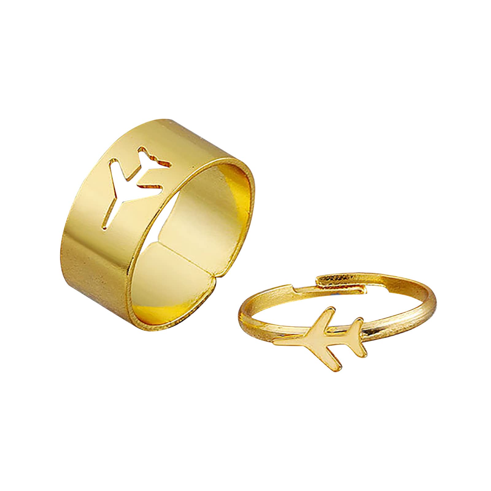Couple Ring Set - Simple Fashion Jewelry for Everyday Wear