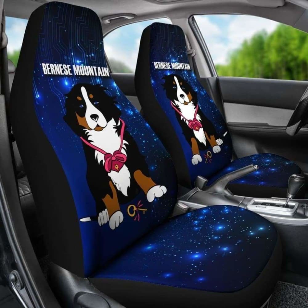 Premium Bernese Car Seat Covers for Dogs - Universal Fit for Most Vehicles (2009-102802 Model) - Waterproof & Nonslip Pet Car Seat Protector for Travel, Camping, and Daily Commute